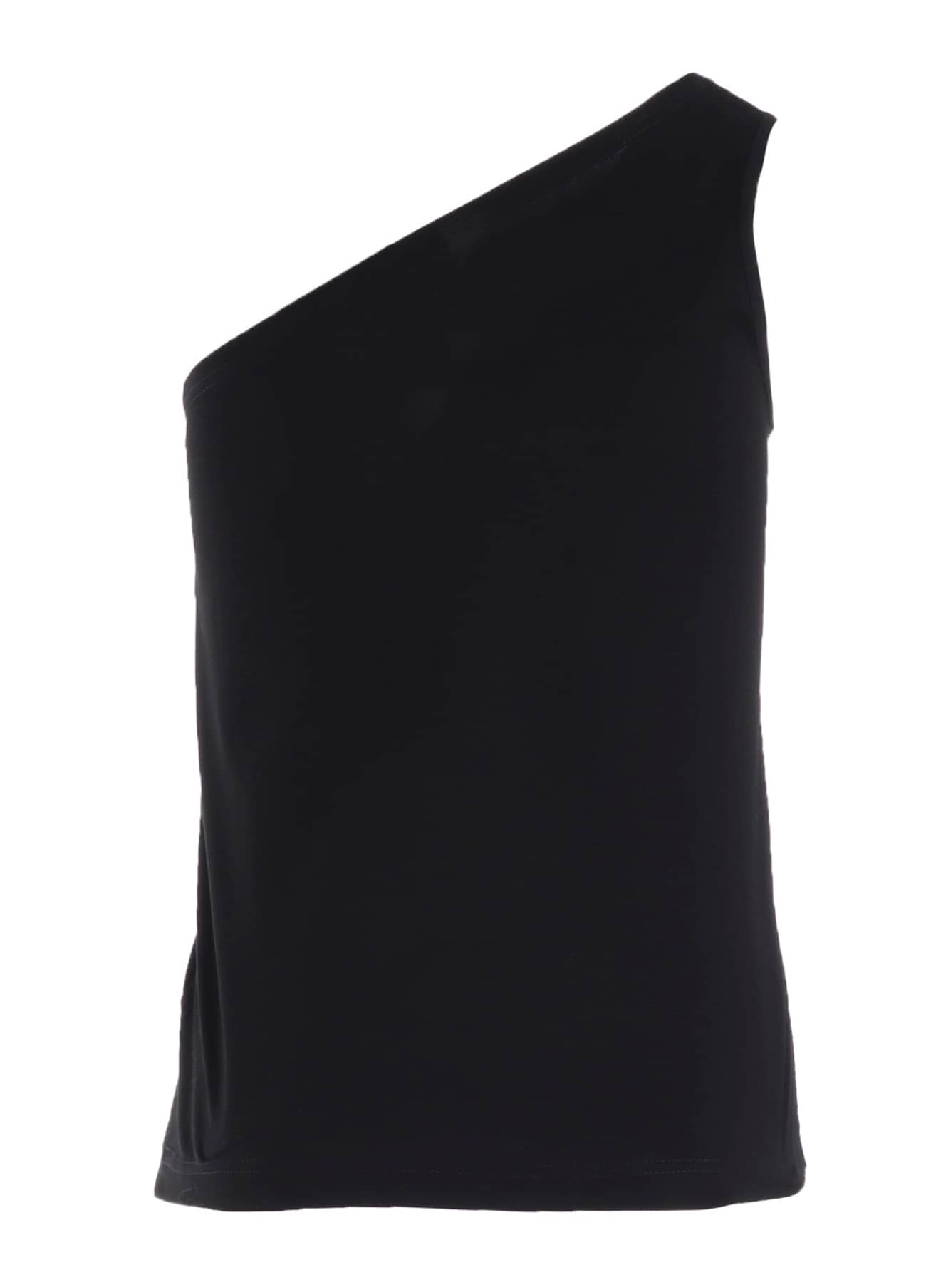 60/2 COTTON SINGLE JERSEY ONE SHOULDER TANK TOP  A