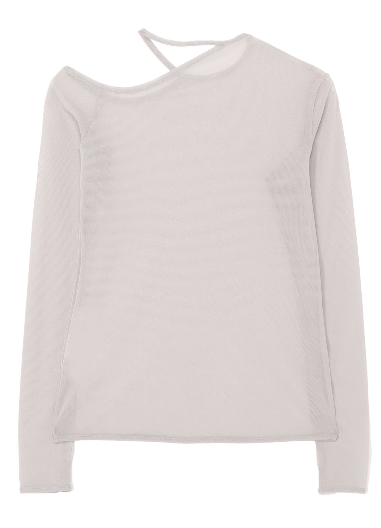 PE TULLE CUTTING DETAIL TIGHT TEE