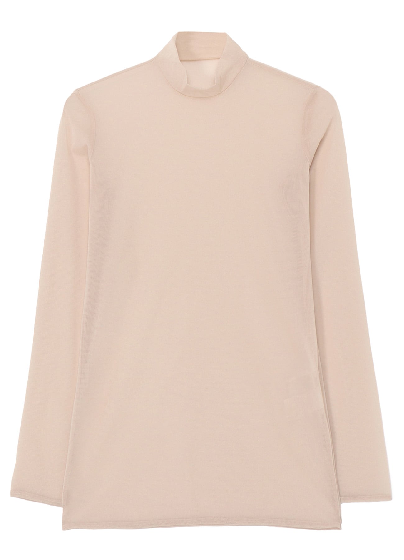 PE TULLE  HIGH NECK PULLOVER