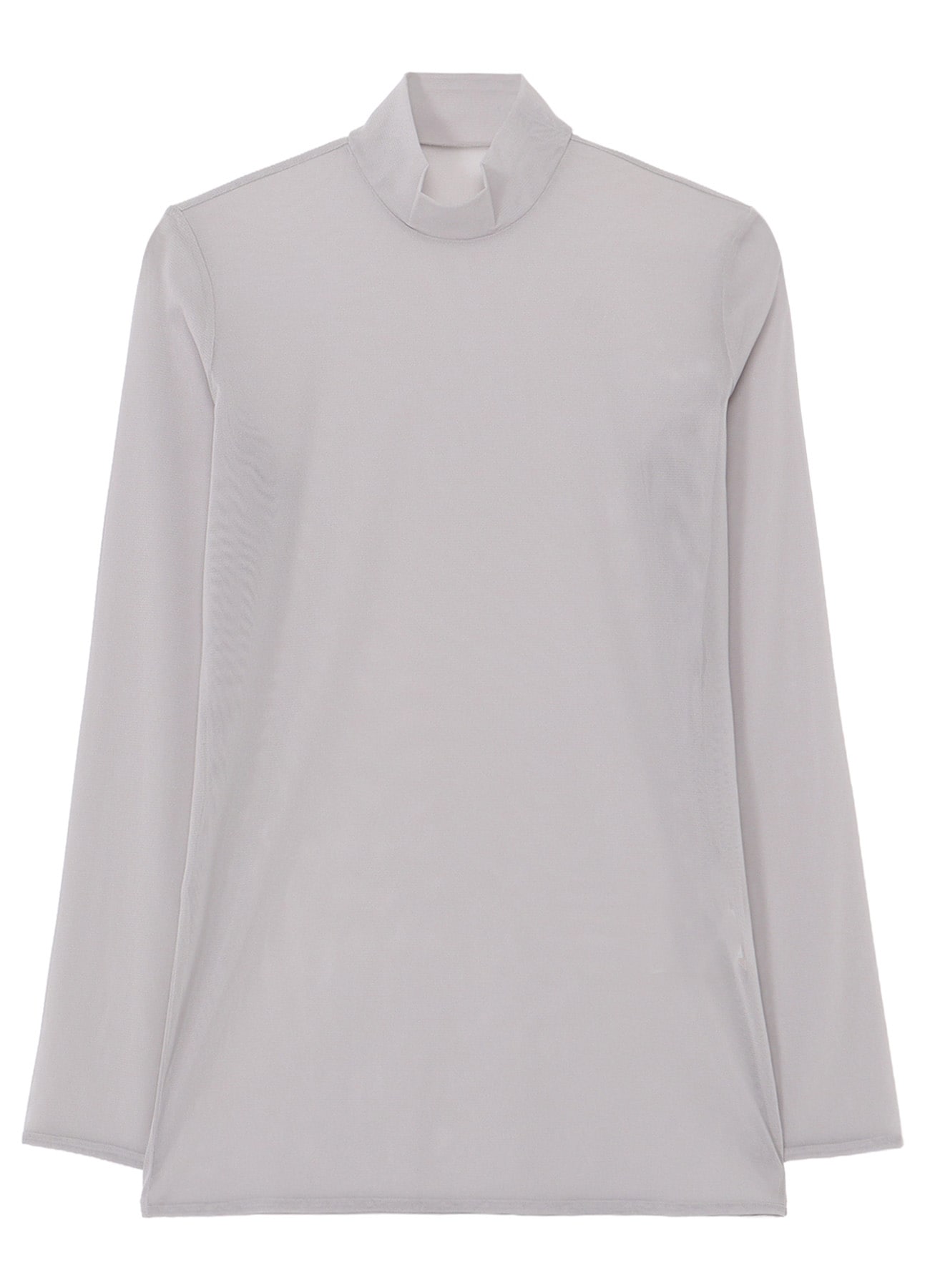 PE TULLE  HIGH NECK PULLOVER