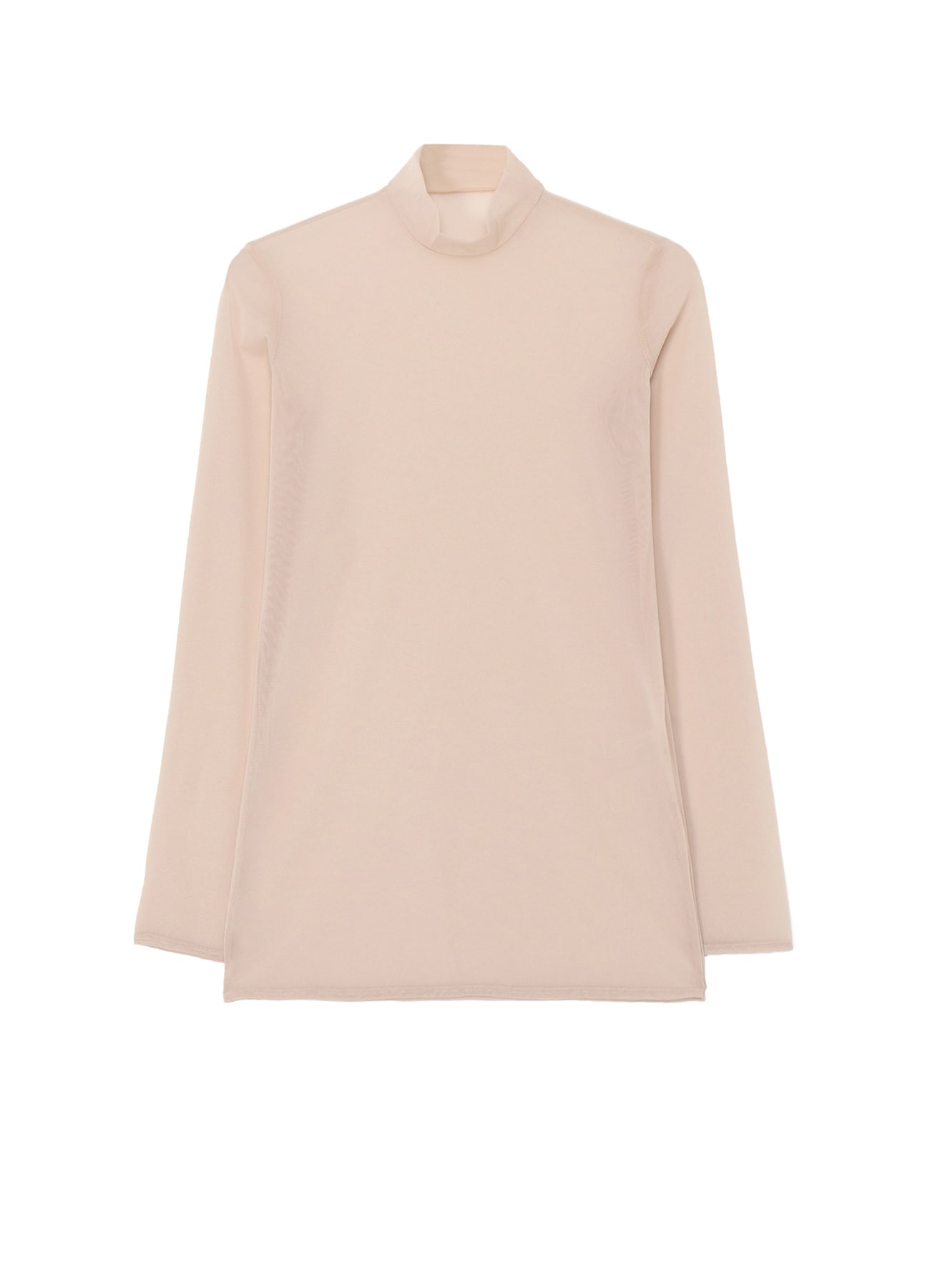 PE TULLE  HIGH NECK PULLOVER