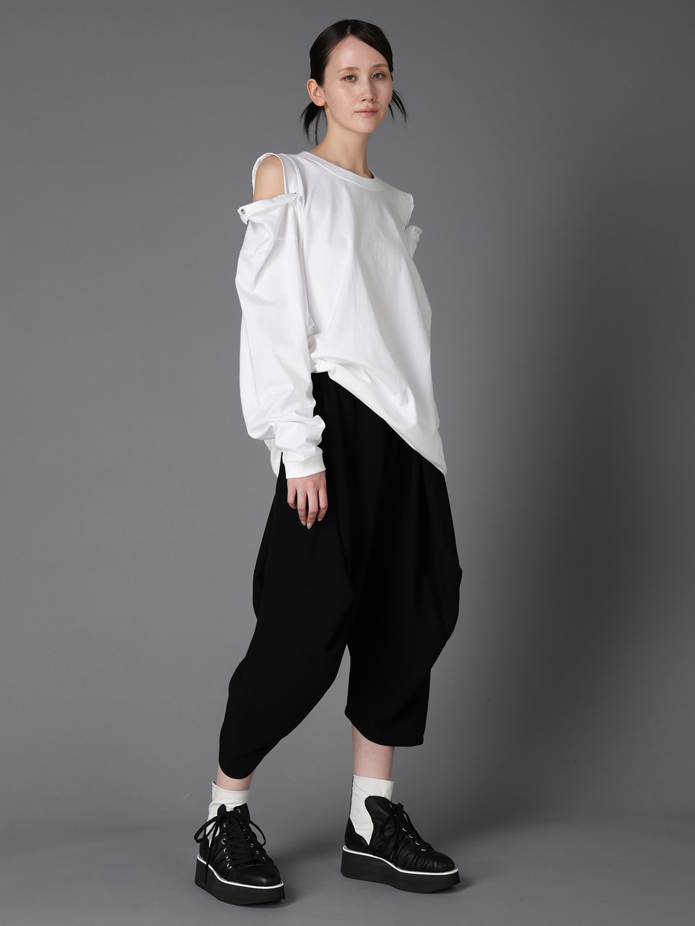 [LIMIted] DOT BUTTON REMAKE LONG SLEEVE T-SHIRT