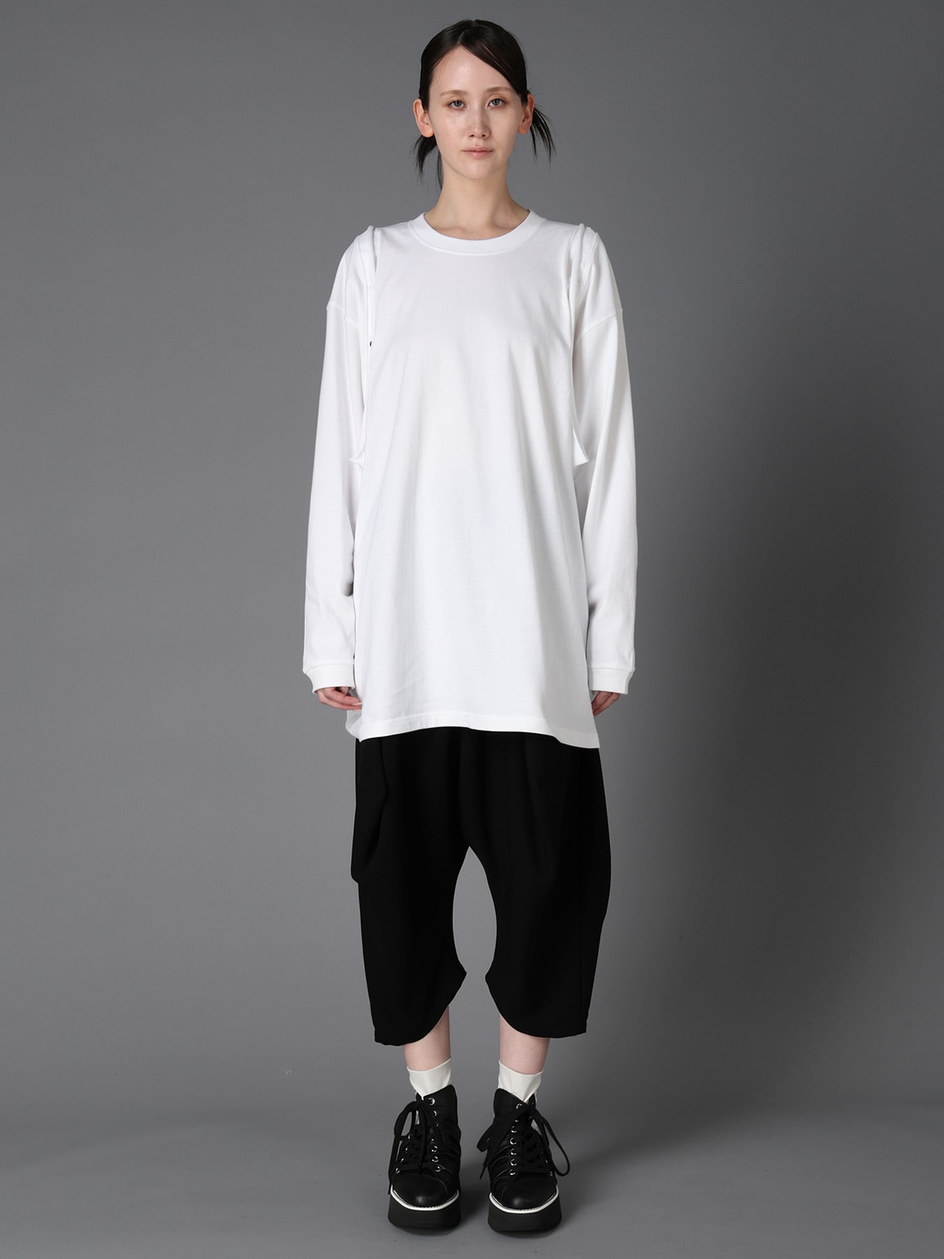 [LIMIted] DOT BUTTON REMAKE LONG SLEEVE T-SHIRT