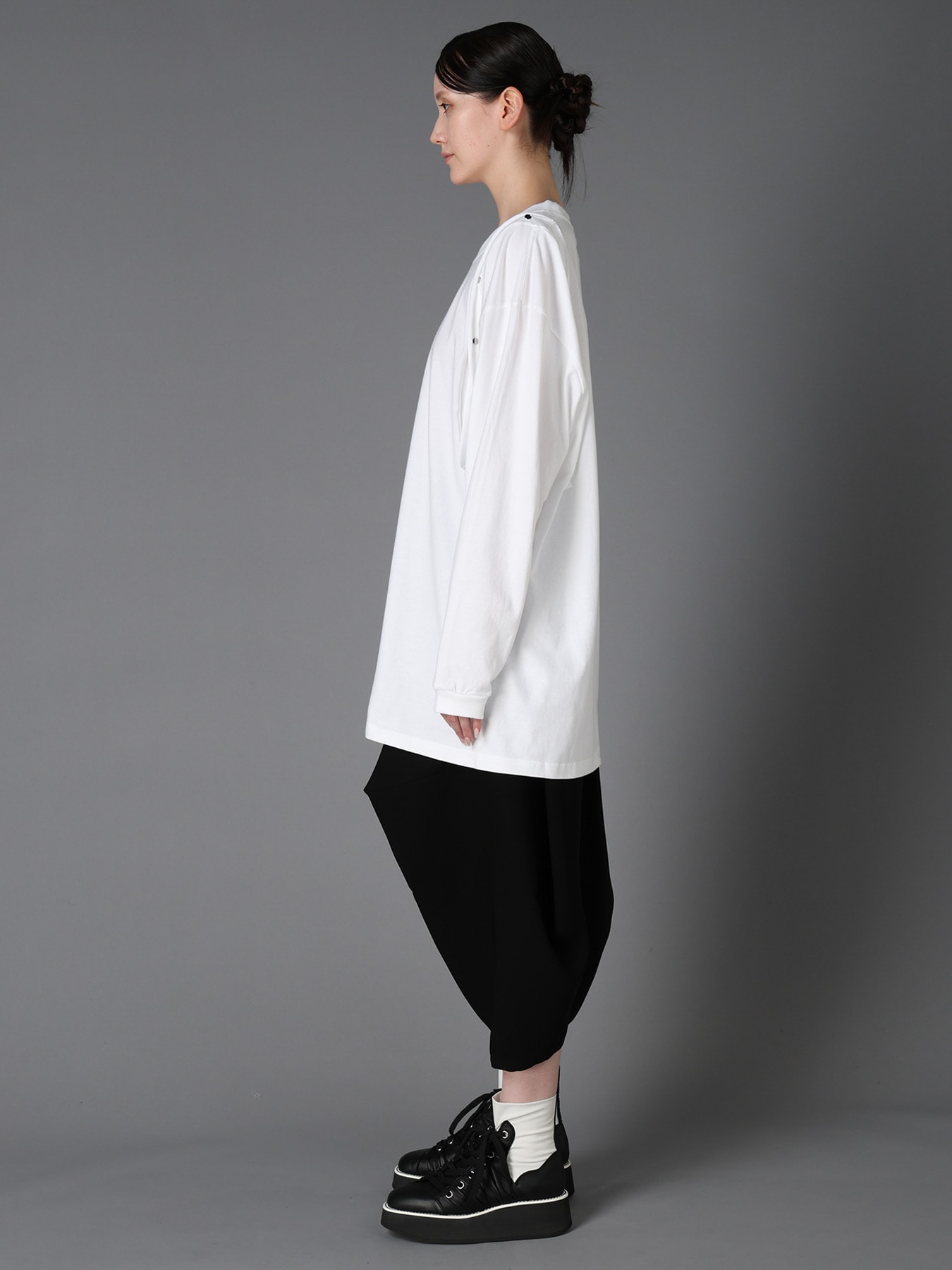 [LIMIted] DOT BUTTON REMAKE LONG SLEEVE T-SHIRT