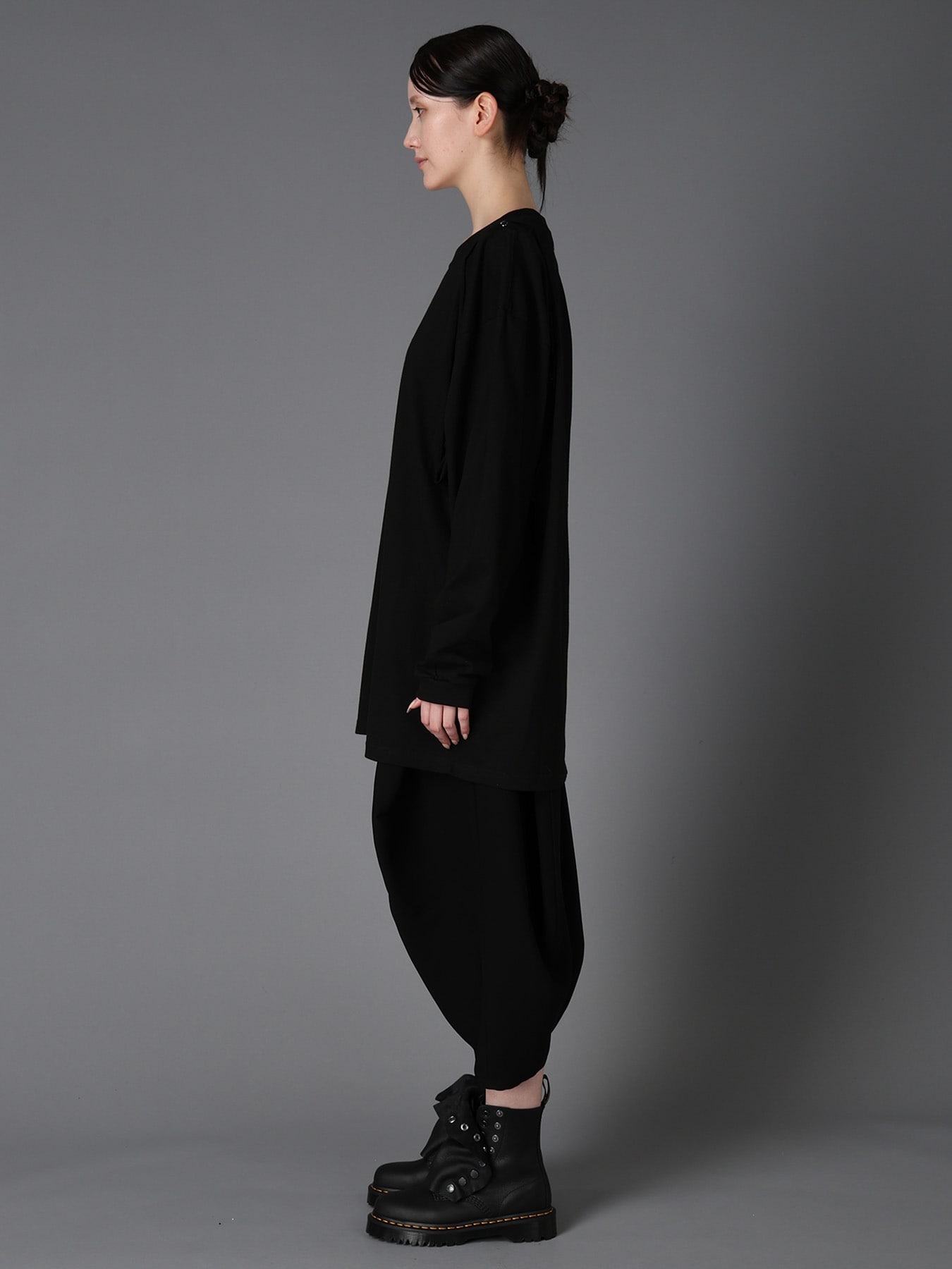 DOT BUTTON REMAKE LONG SLEEVE T-SHIRT