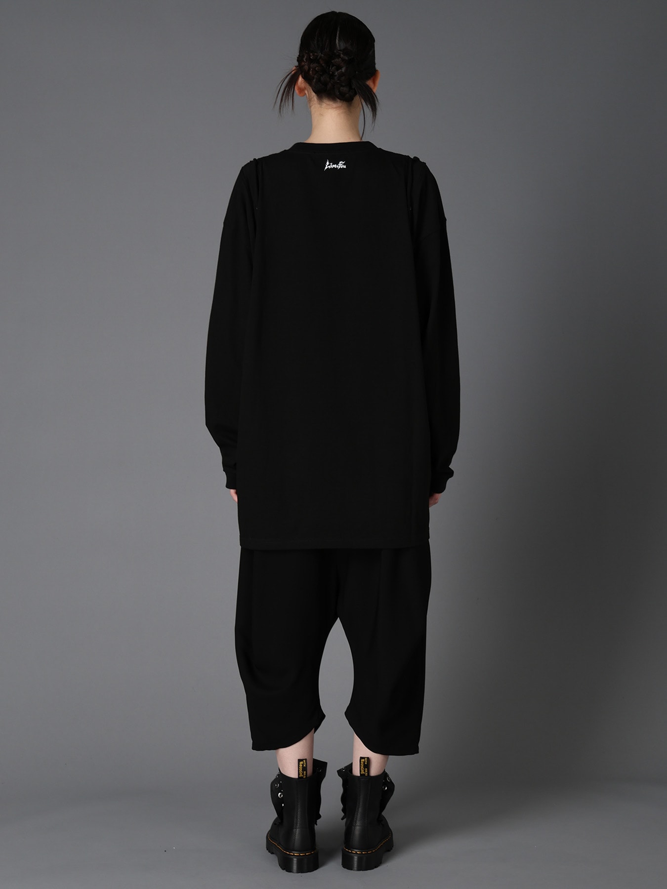 DOT BUTTON REMAKE LONG SLEEVE T-SHIRT