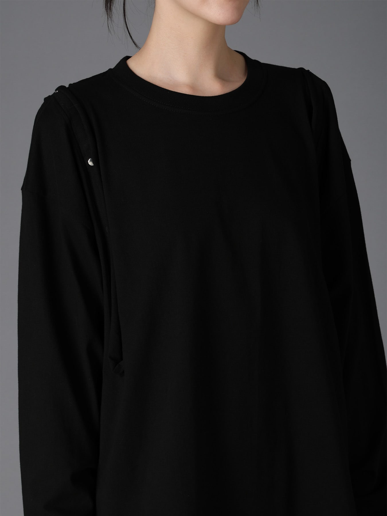 DOT BUTTON REMAKE LONG SLEEVE T-SHIRT