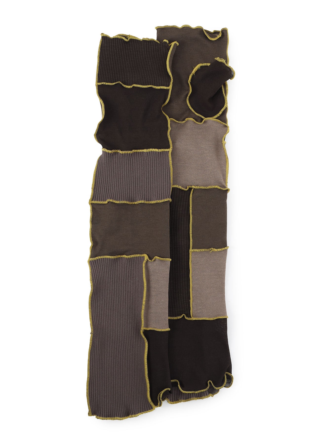 PATCHWORK CUT OFF GLOVE