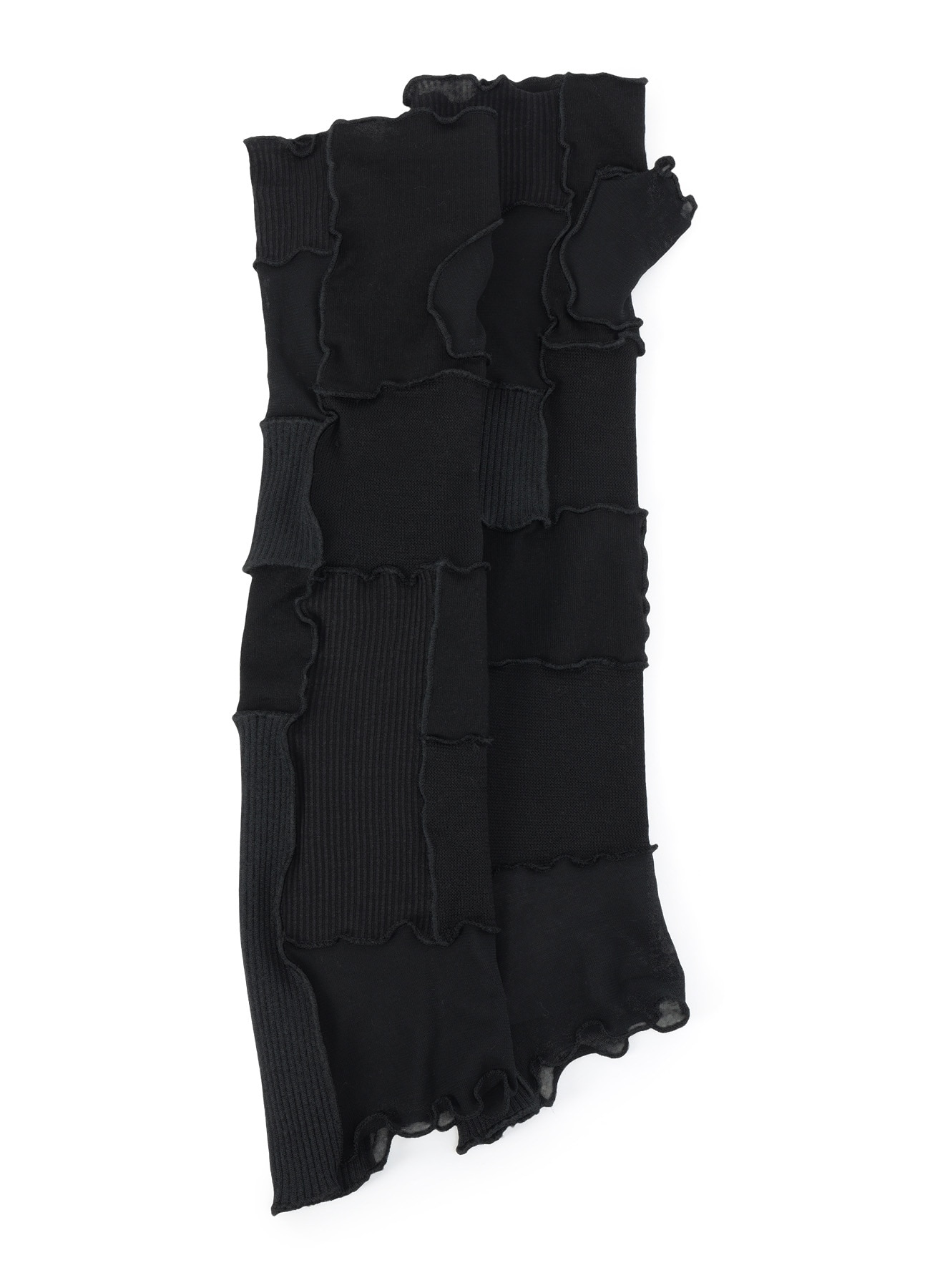 PATCHWORK CUT OFF GLOVE