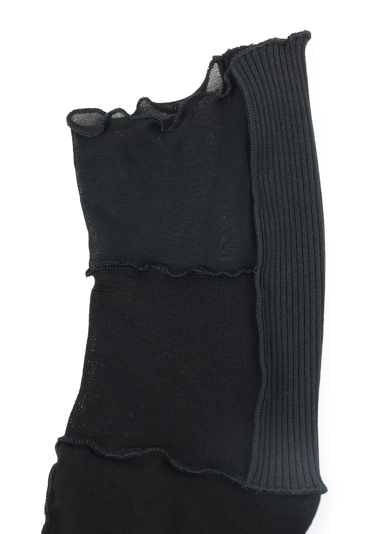 PATCHWORK CUT OFF GLOVE