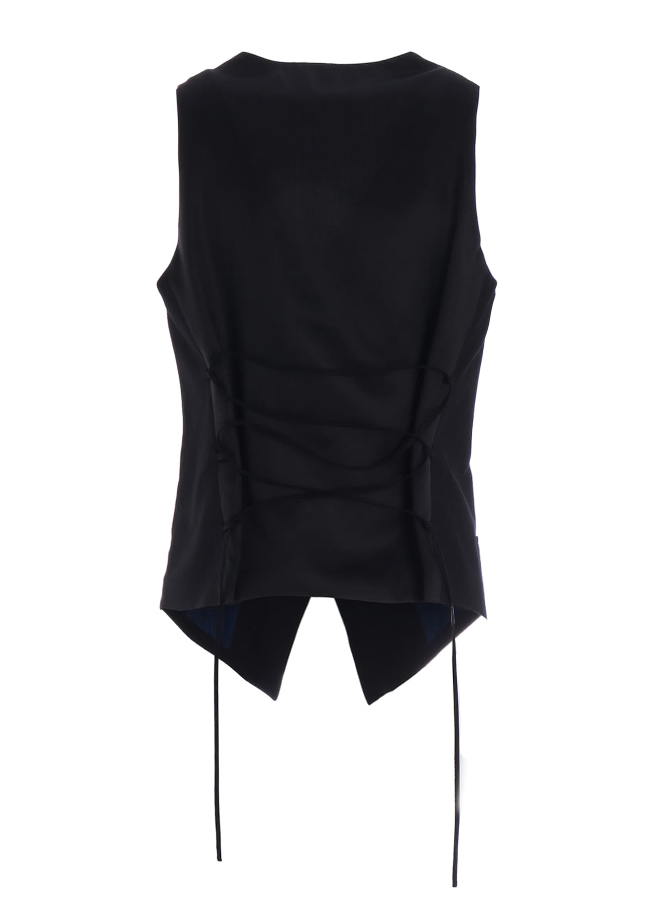 C/LI MUSLIN LACE UP VEST