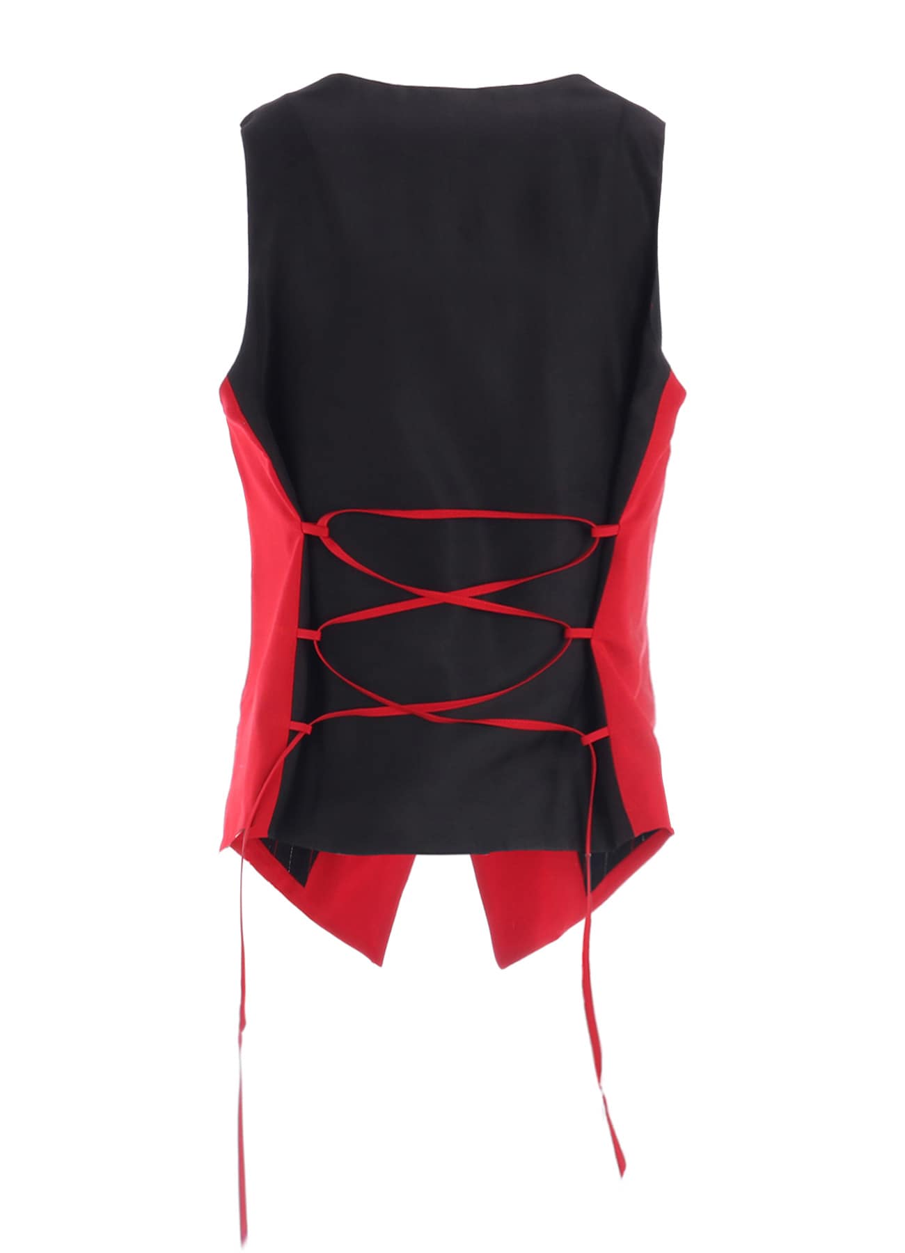 RY/ WRINKLED LACE UP VEST