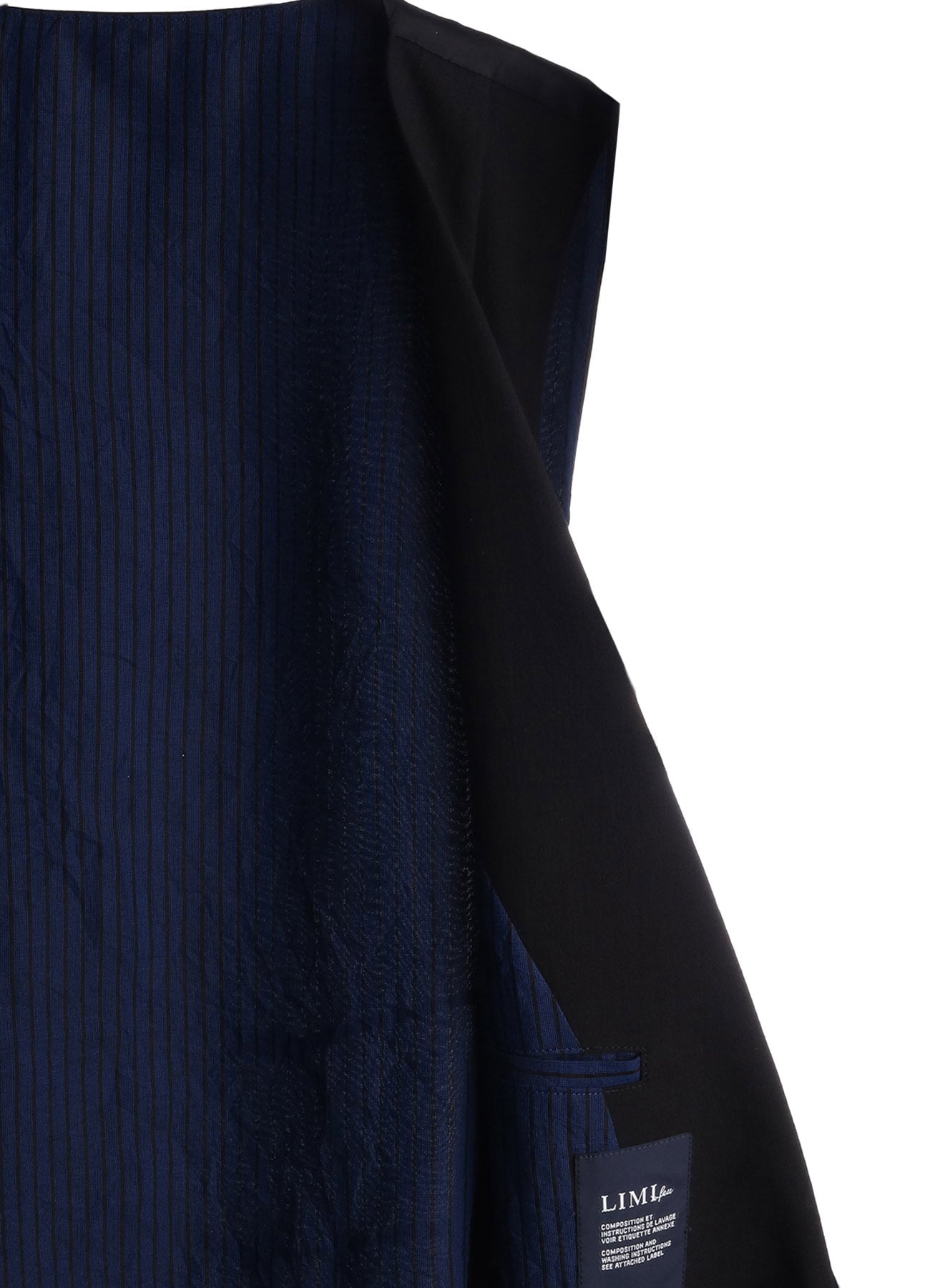 C/LI MUSLIN COLLARED VEST