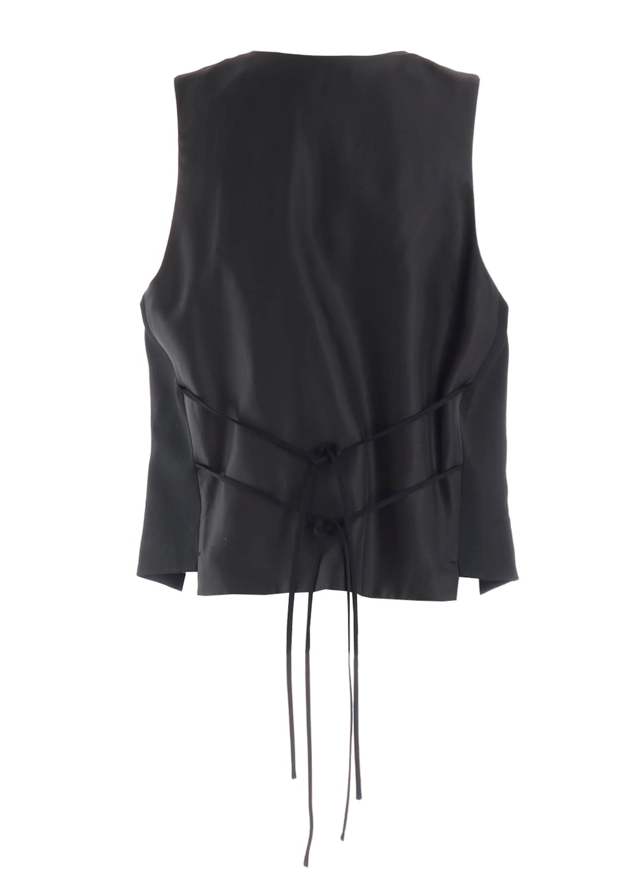 W/GABARDINE COLLARED VEST