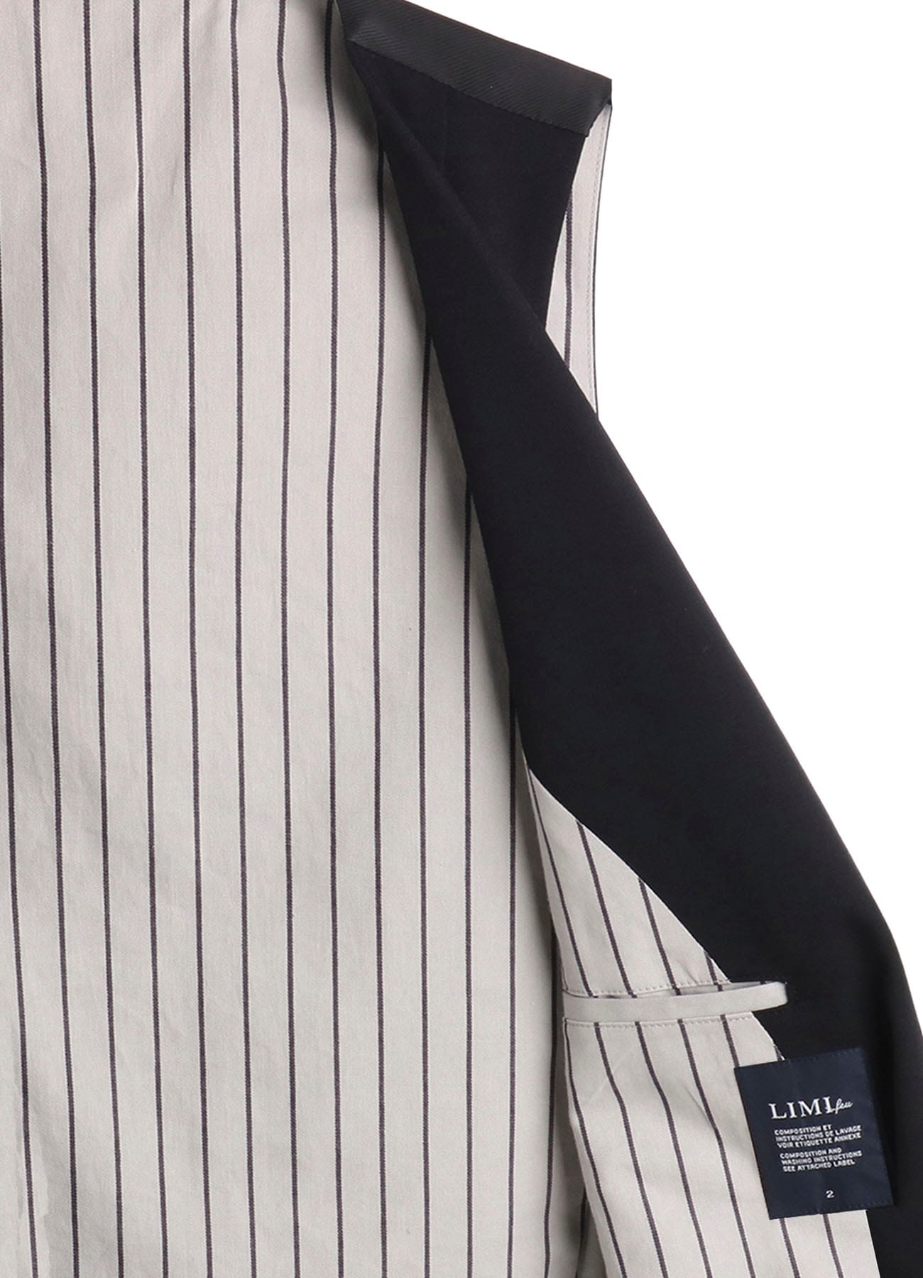 W/GABARDINE COLLARED VEST