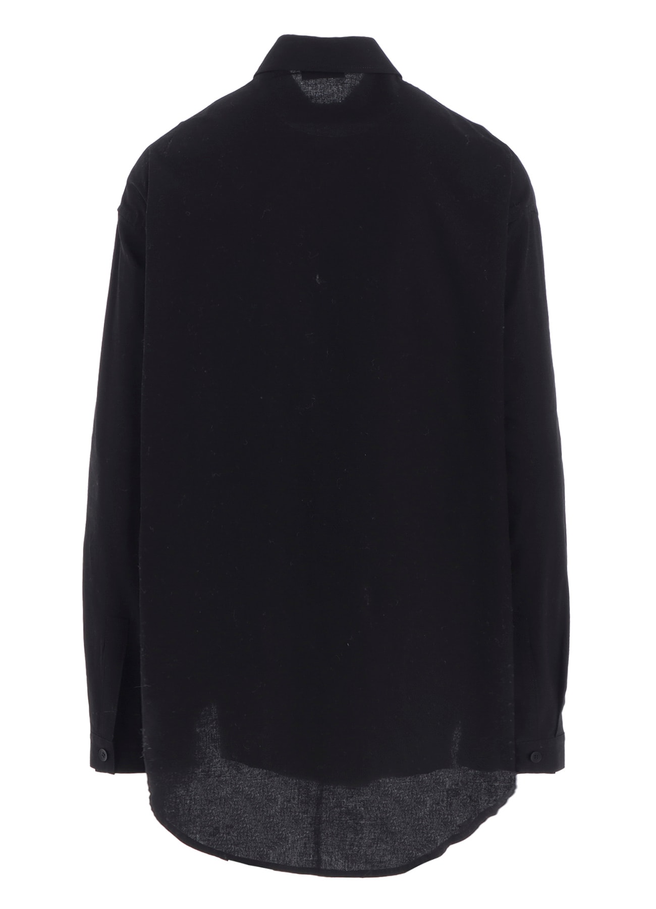 LIGHT POPLIN NECK TUCK SHIRT