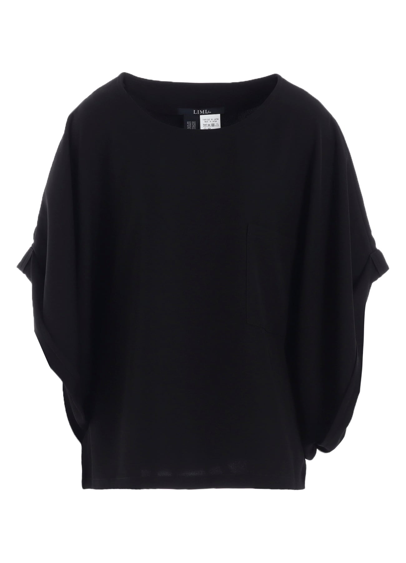 DOUBLE SATIN DOLMAN SLEEVE BLOUSE A