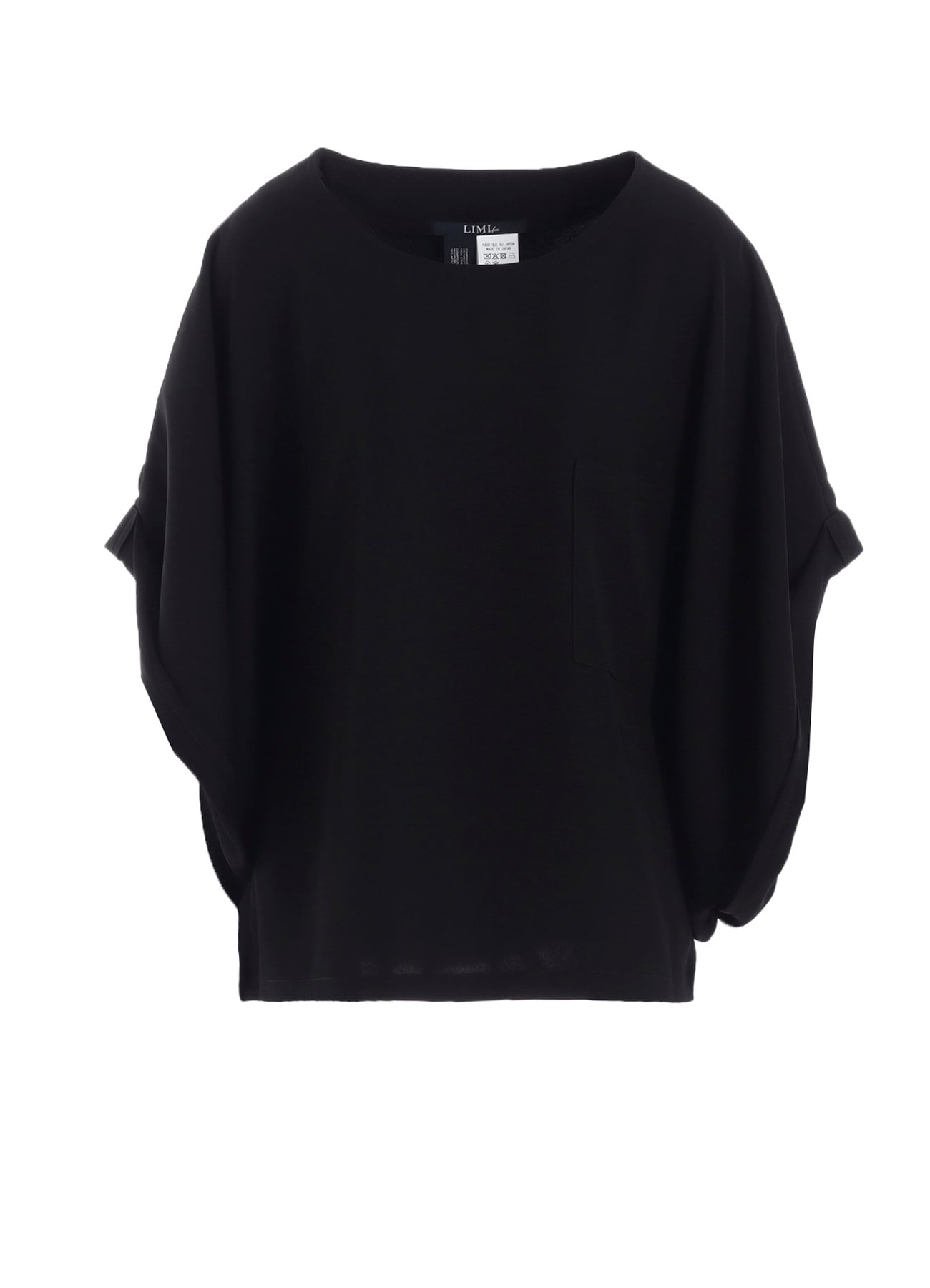 DOUBLE SATIN DOLMAN SLEEVE BLOUSE A