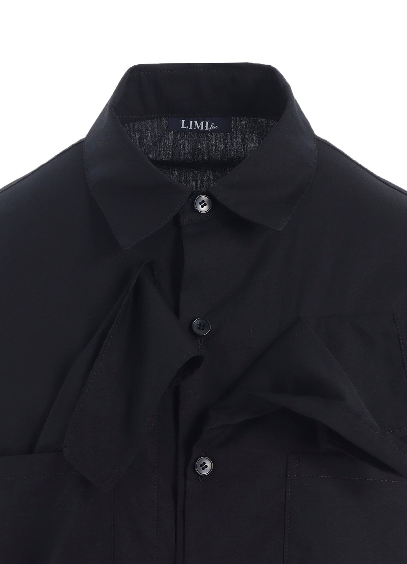 100/2 BROAD COTTON LAYERED LONG SHIRT