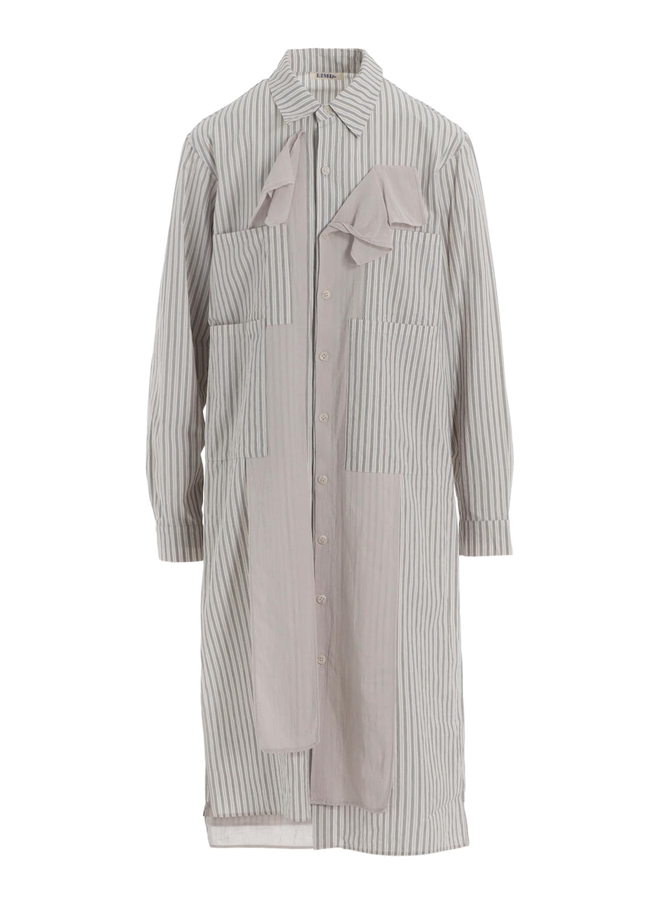 STRIPE LAYERED LONG SHIRT
