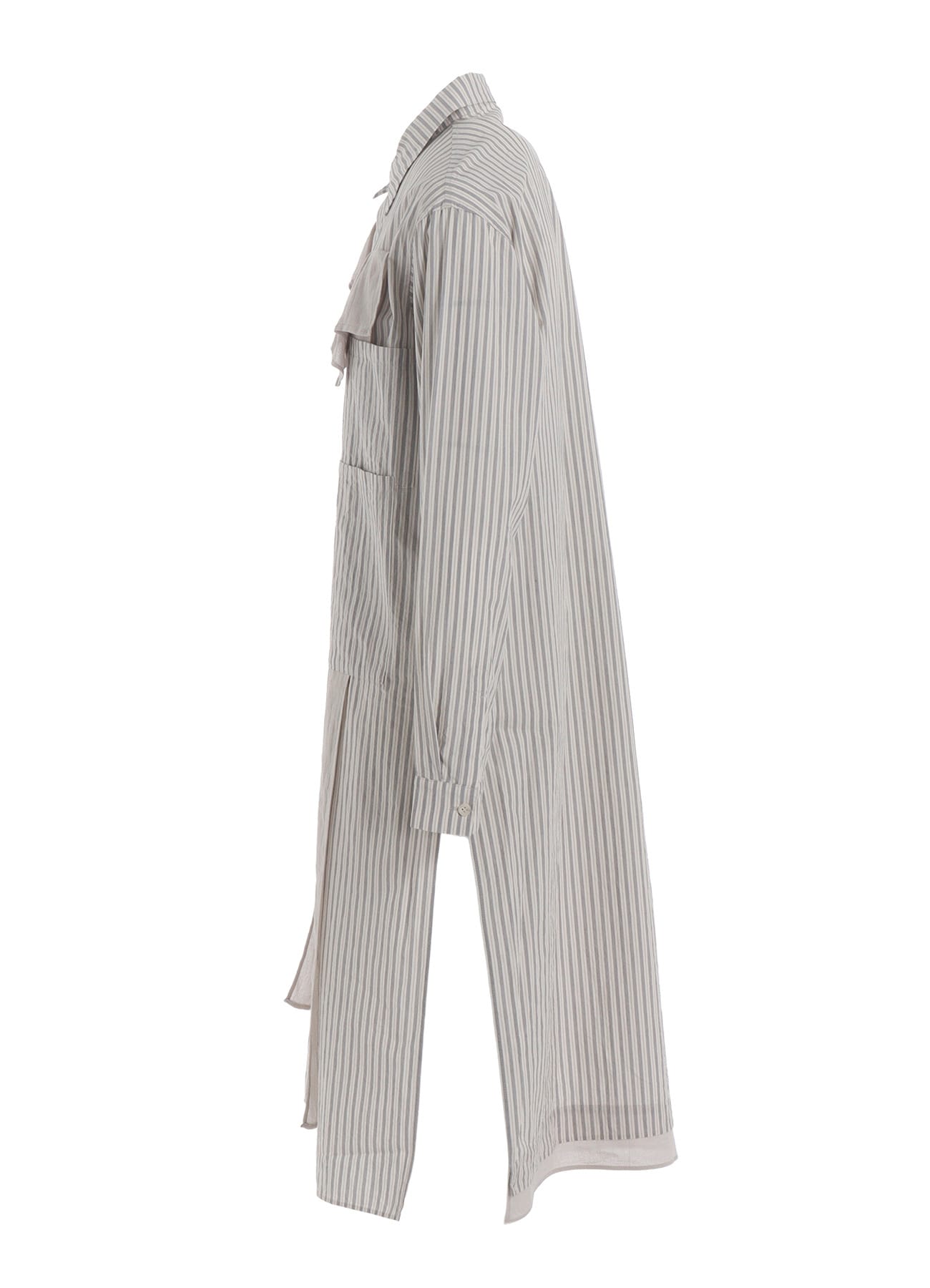 STRIPE LAYERED LONG SHIRT