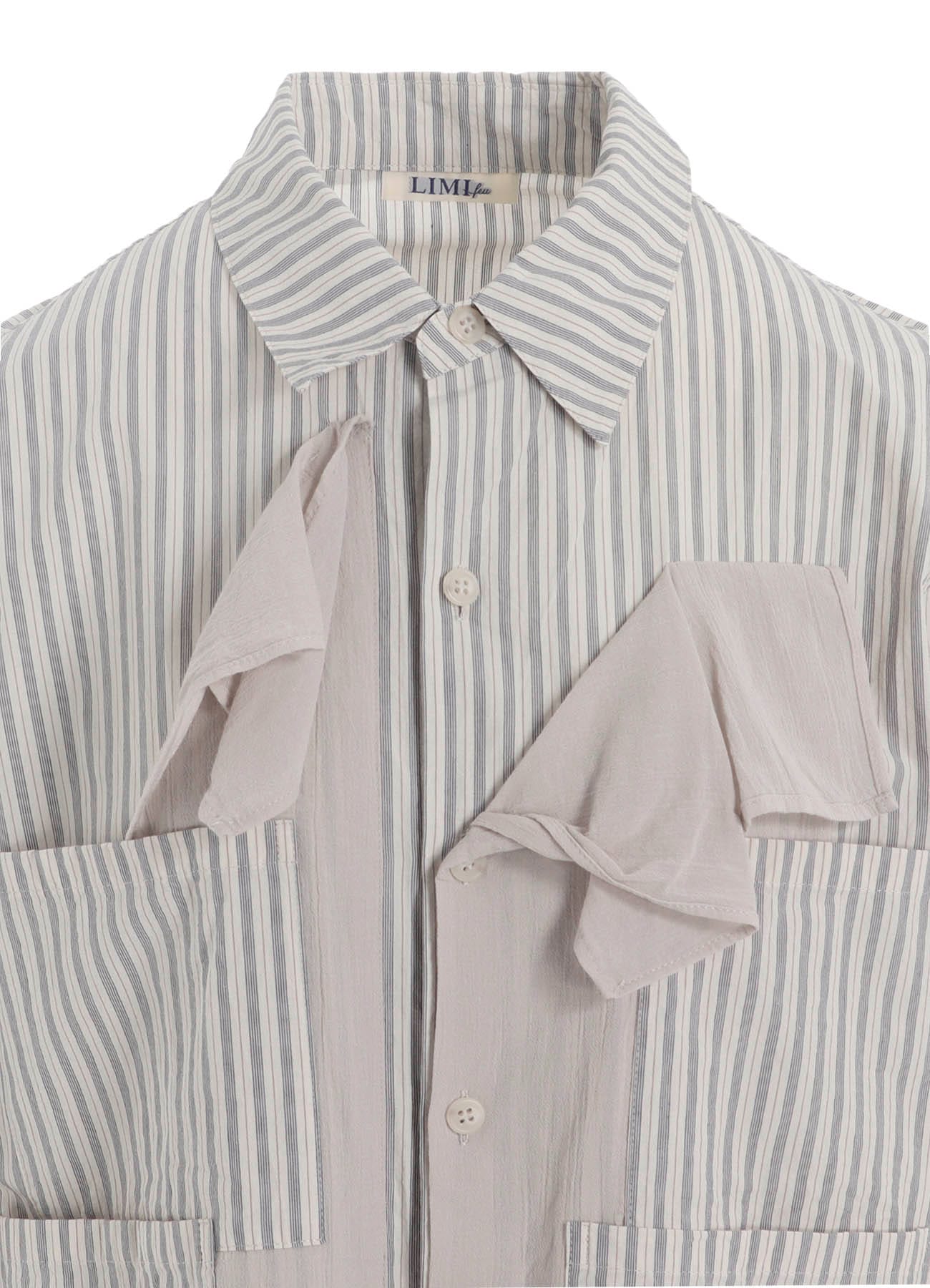 STRIPE LAYERED LONG SHIRT