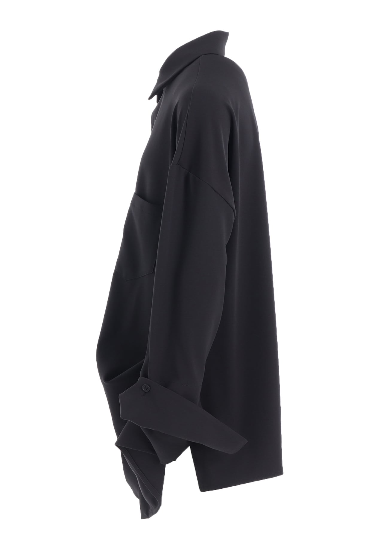 DOUBLE SATIN DRAPE SLEEVE DRESS B