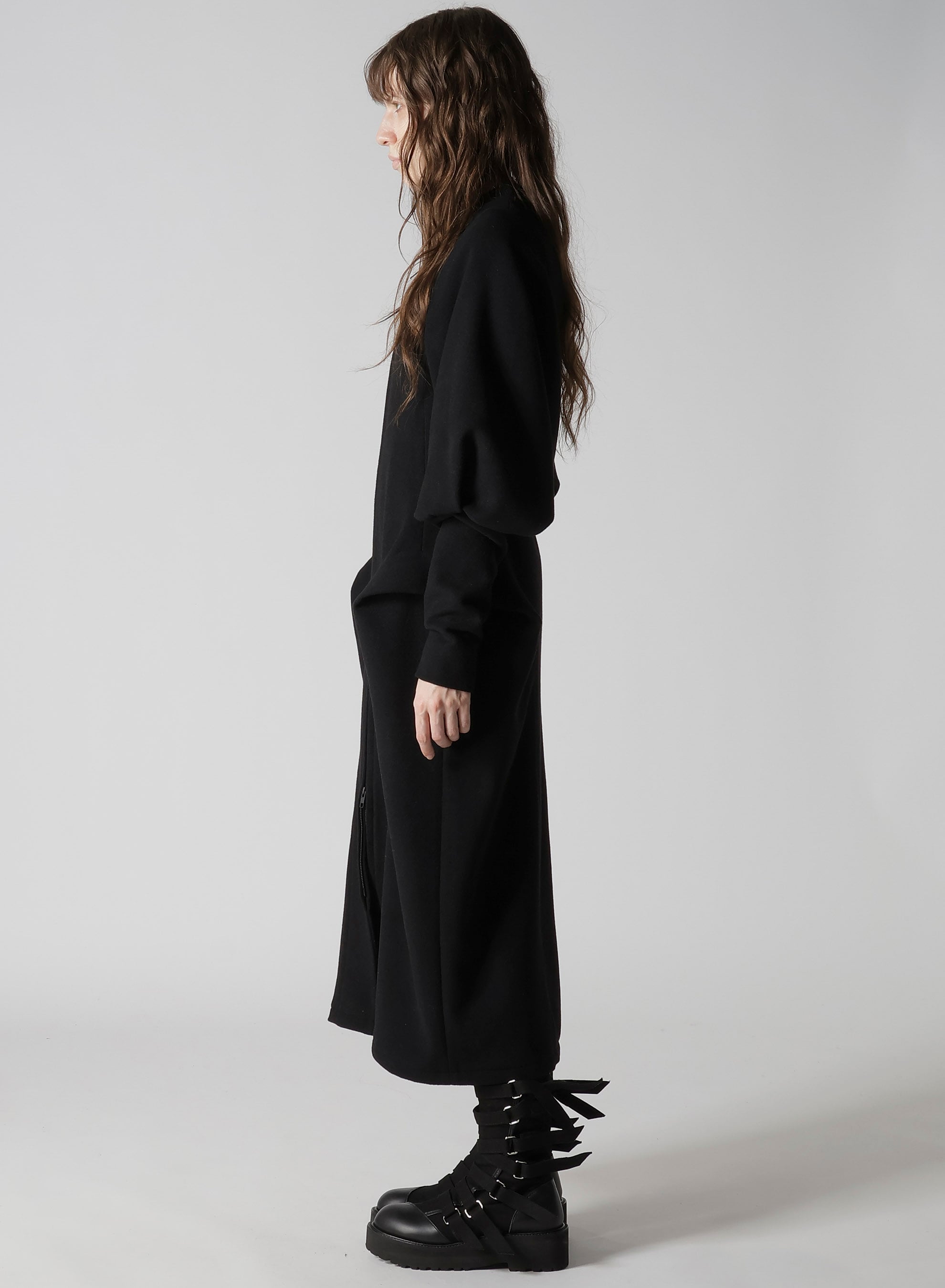 WOOL MOSSER BALLOON SLEEVE COAT