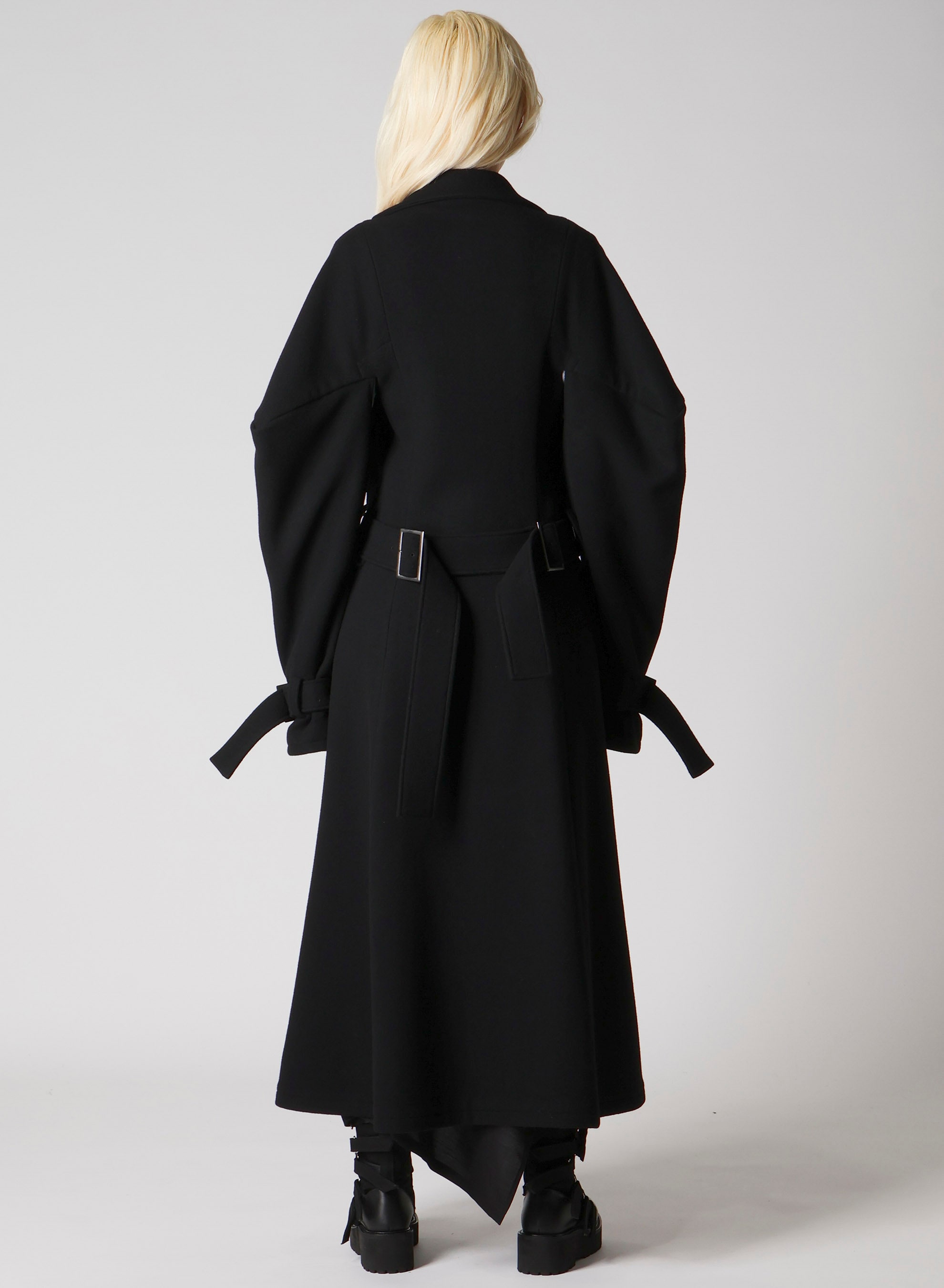 WOOL MOSSER TRENCH COAT WITH BELT
