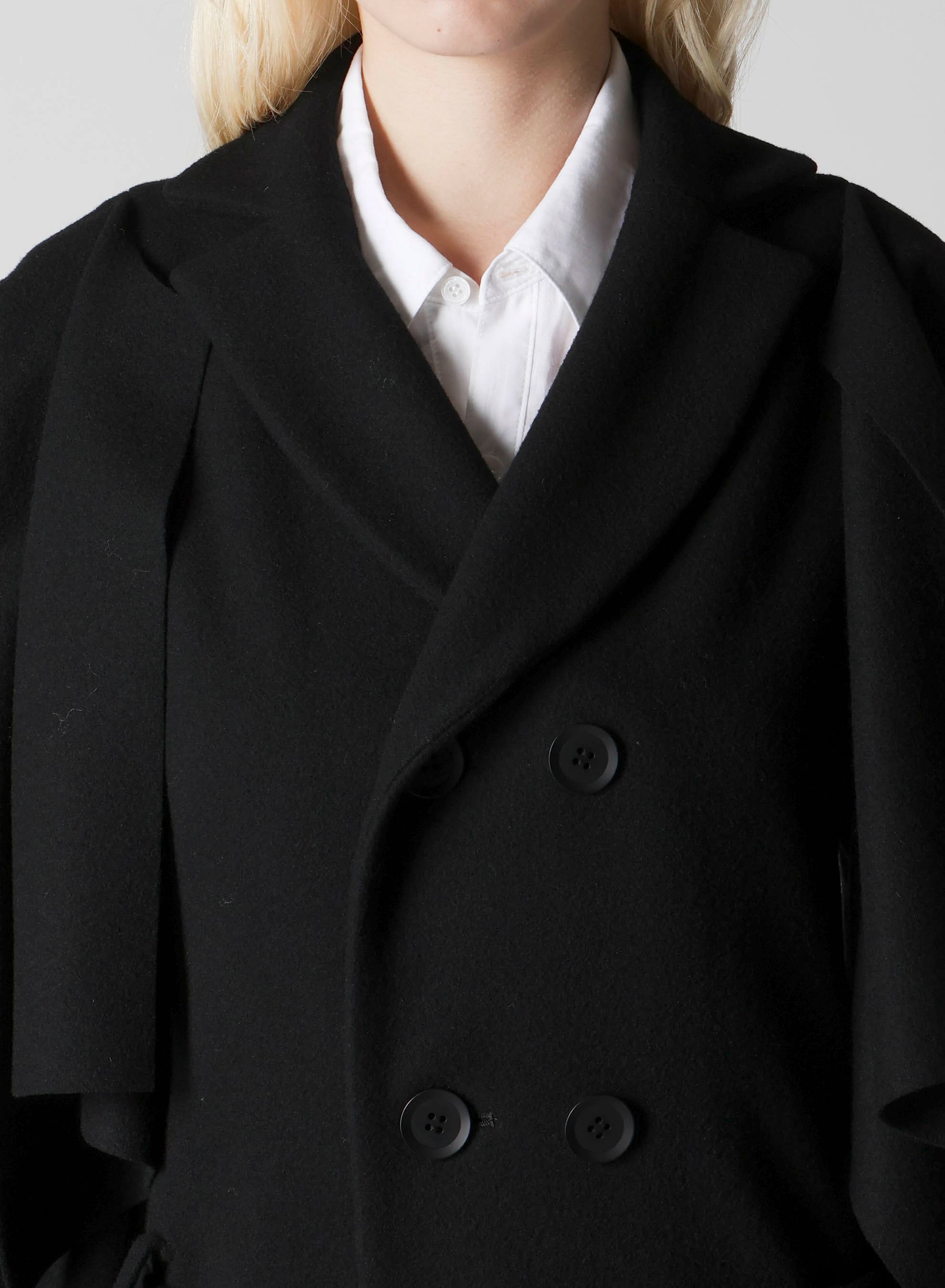 WOOL MOSSER TRENCH COAT WITH BELT