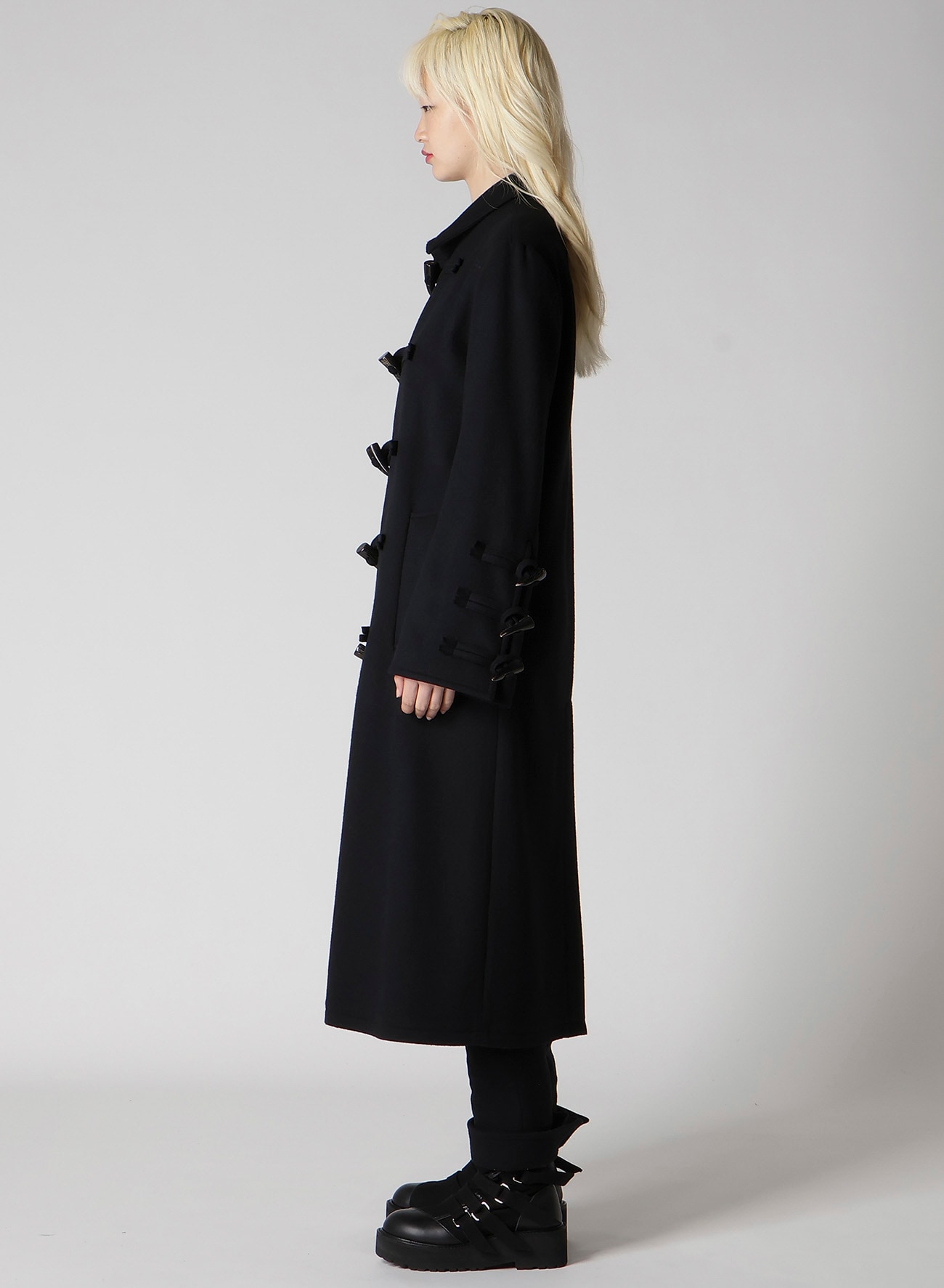 LIGHT MOSSER DUFFLE LONG COAT