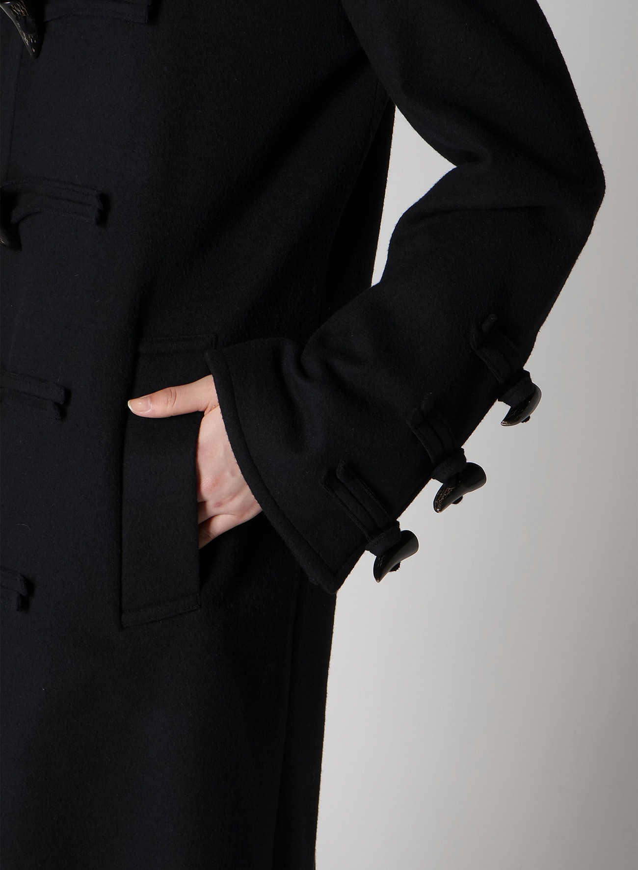 LIGHT MOSSER DUFFLE LONG COAT