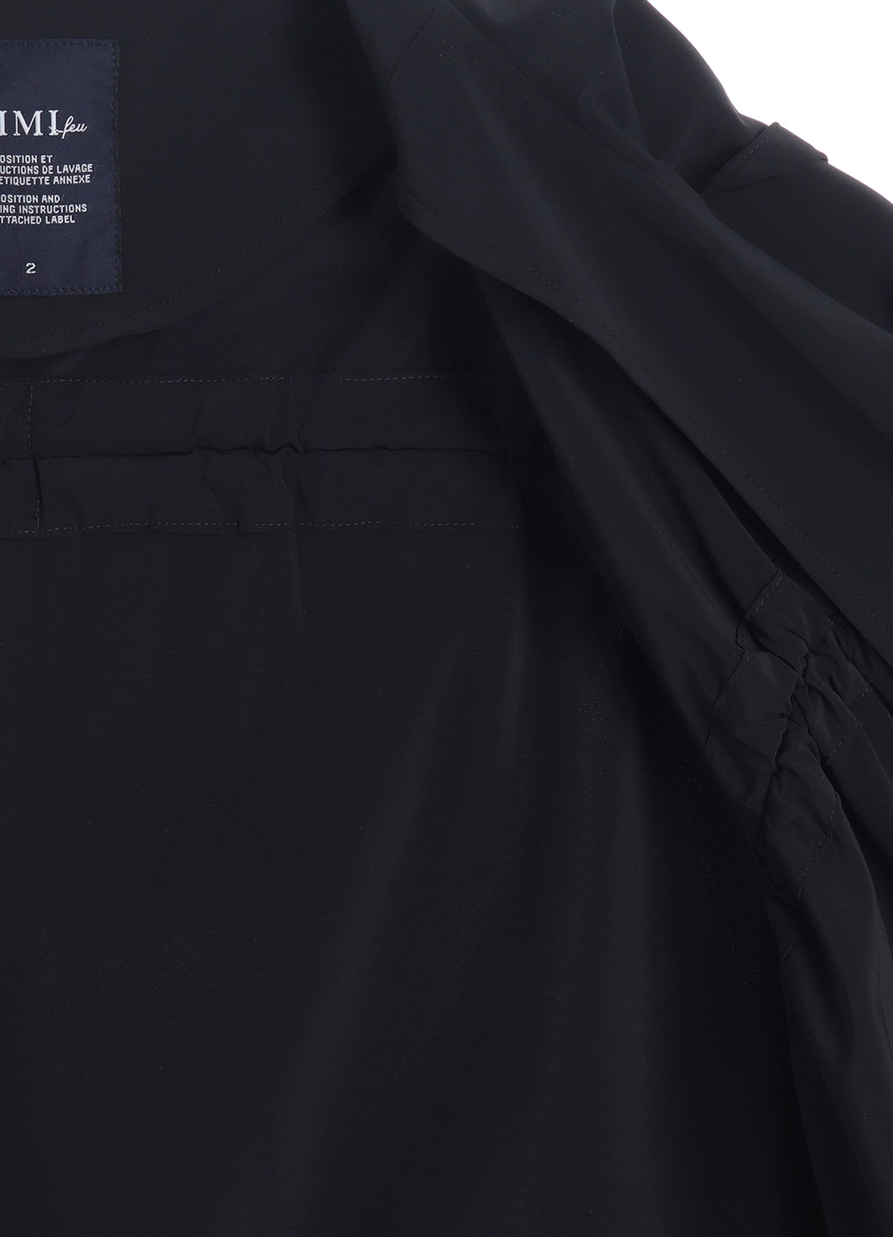 LOOSE ELASTIC COAT