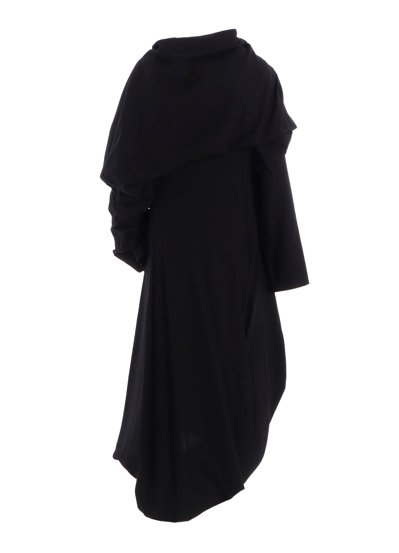 MILLED GABARDINE DRESS WITH SCARF