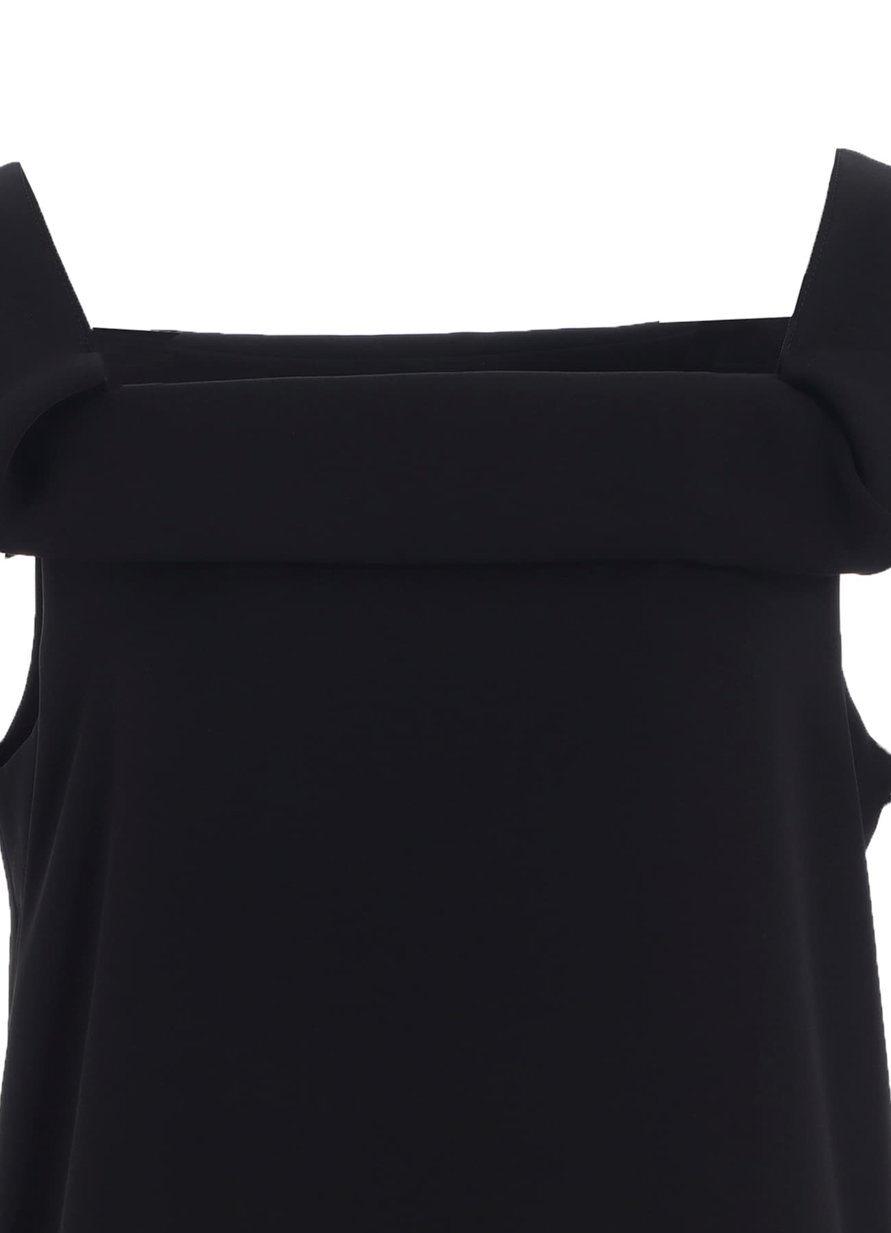 DOUBLE SATIN SQUARE FRILL DRESS A