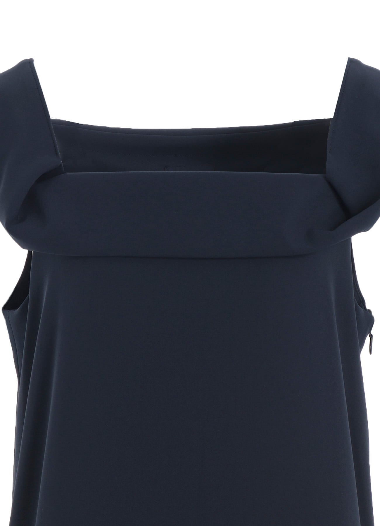 DOUBLE SATIN SQUARE FRILL DRESS B