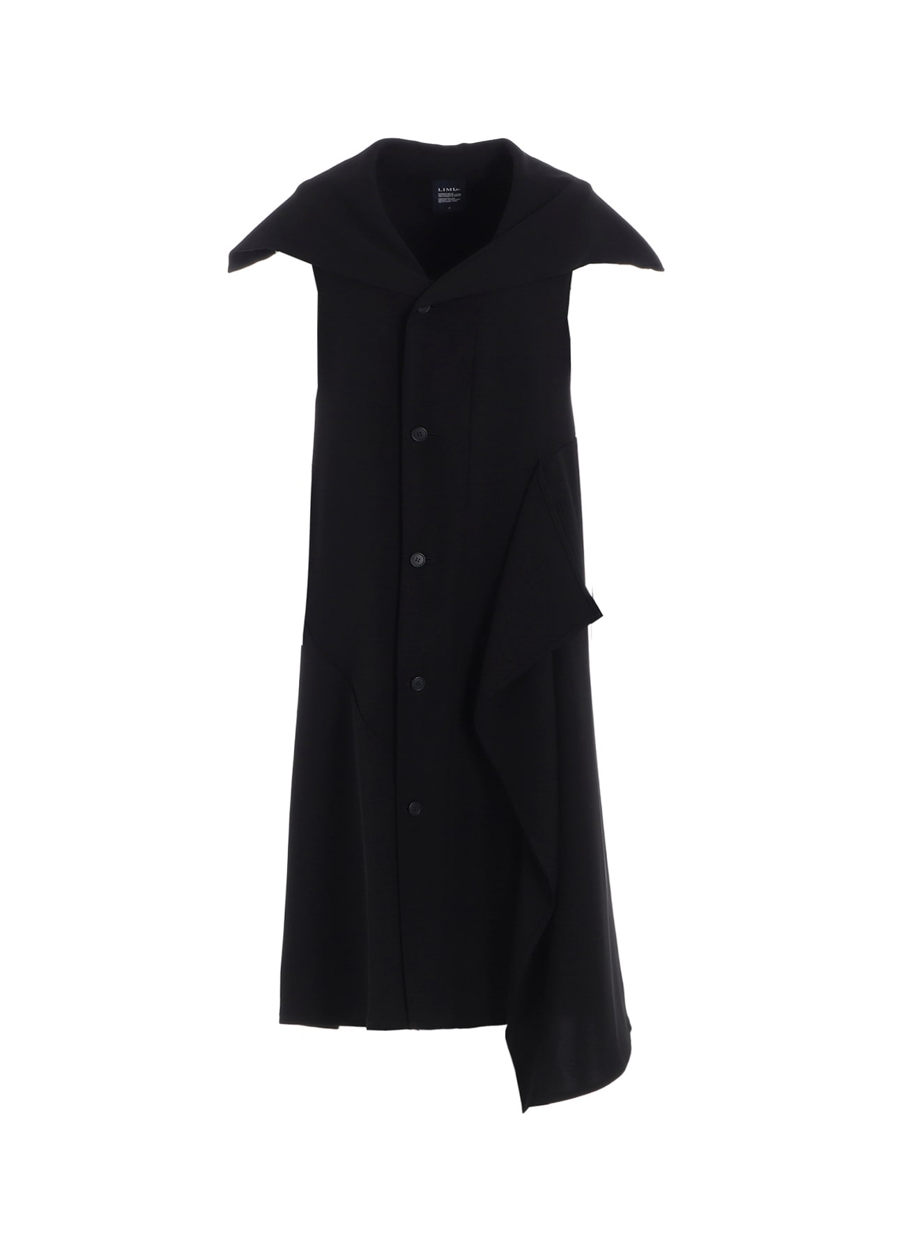 DOUBLE SATIN DRAPE DRESS