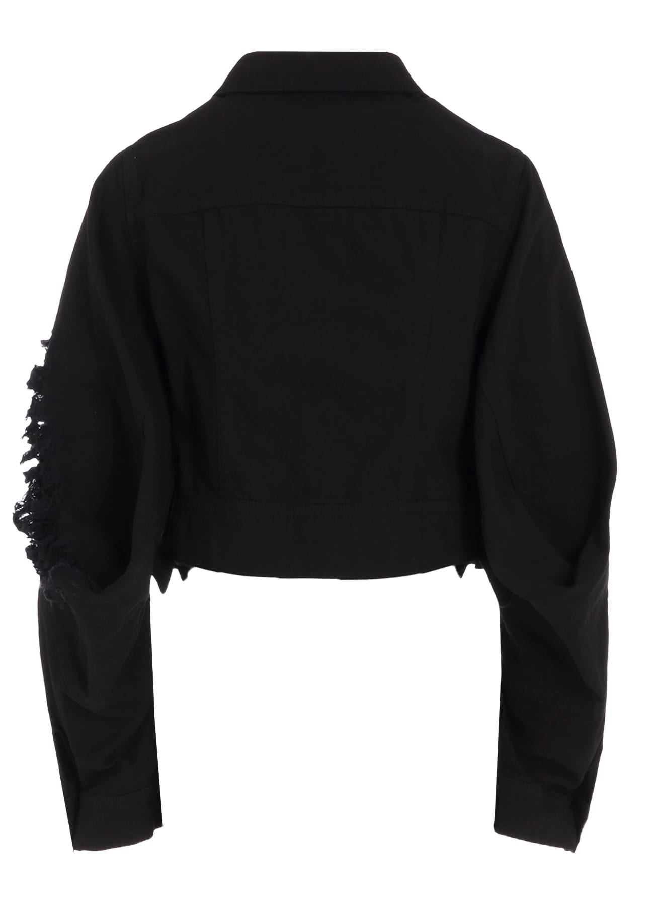 DAMAGED DENIM DESIGNED SLEEVE JACKET