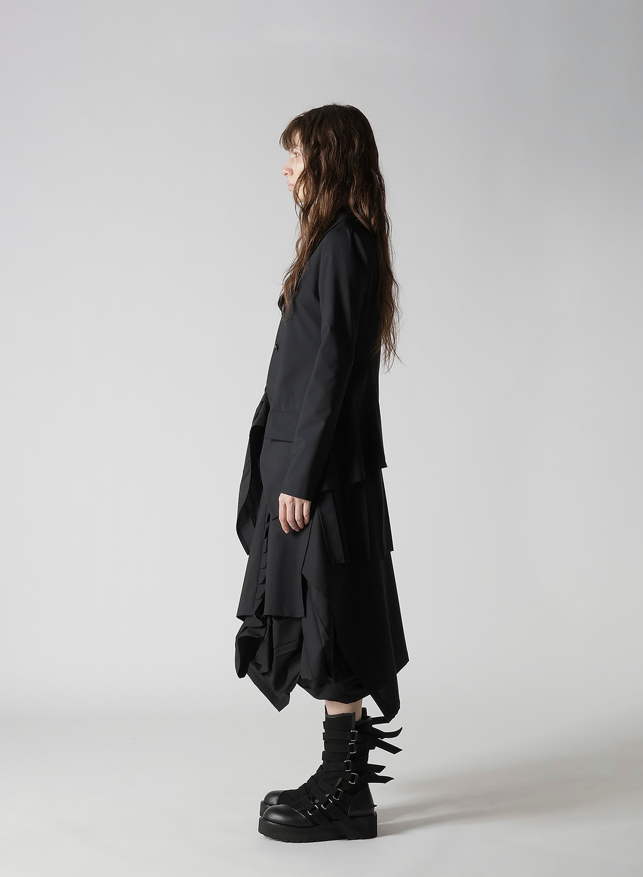 TROPICAL PLEATS DESIGNED JACKET