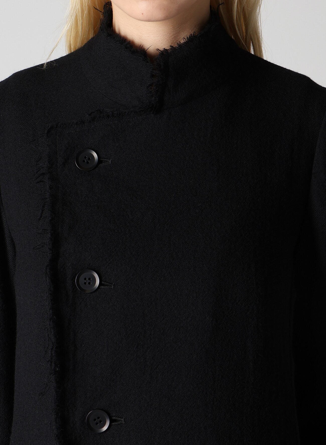 WOOL VIYELLA PUFF JACKET XS Black LIMI Feu THE SHOP YOHJI YAMAMOTO