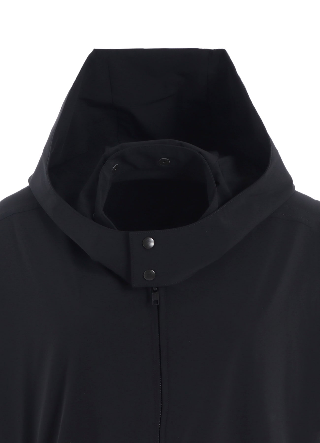 ASYMMETRY BLOUSON WITH HOODIE