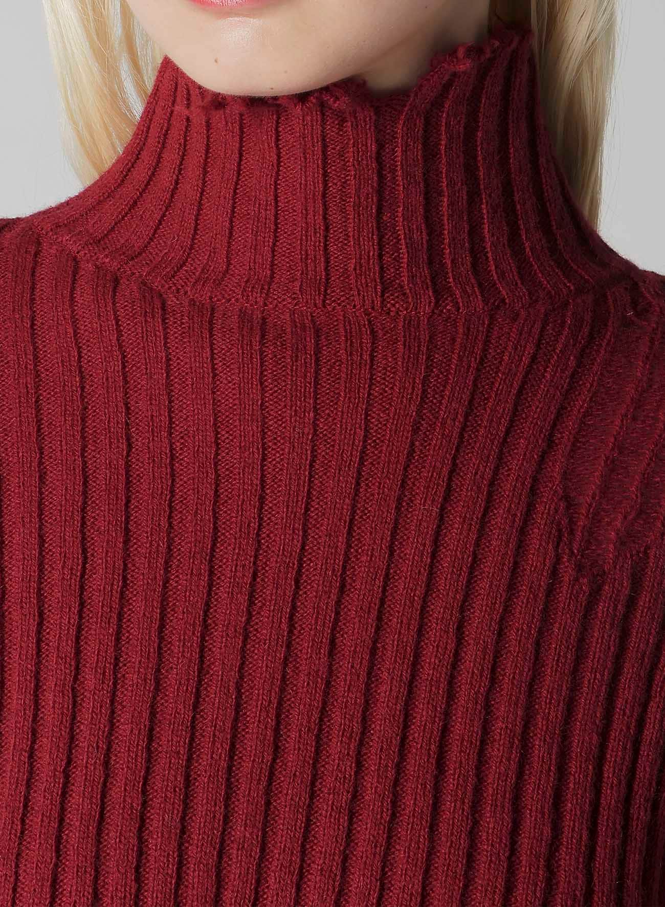 CRUSHED RIB PULLOVER