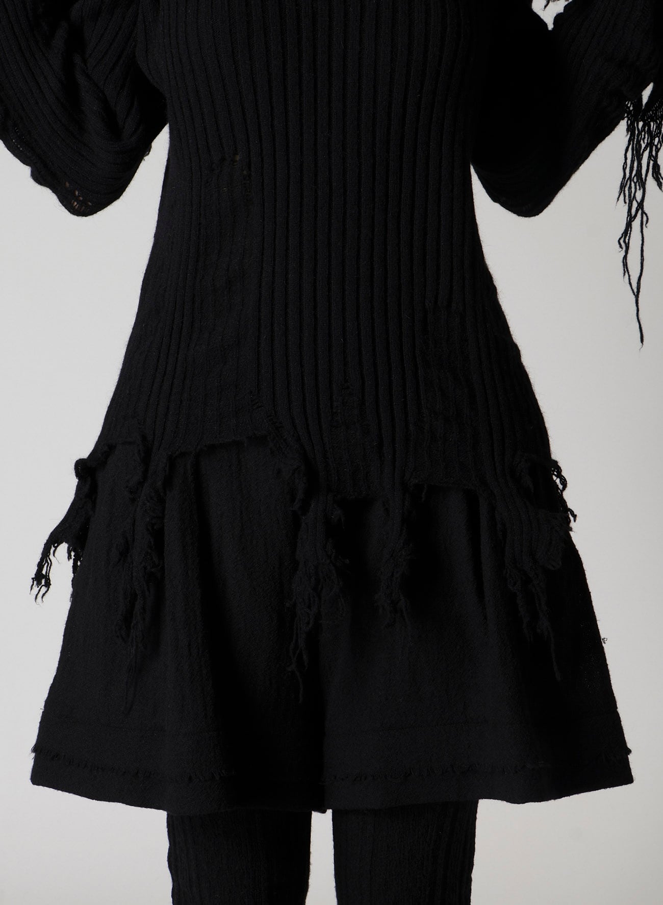 CRUSHED RIB PULLOVER