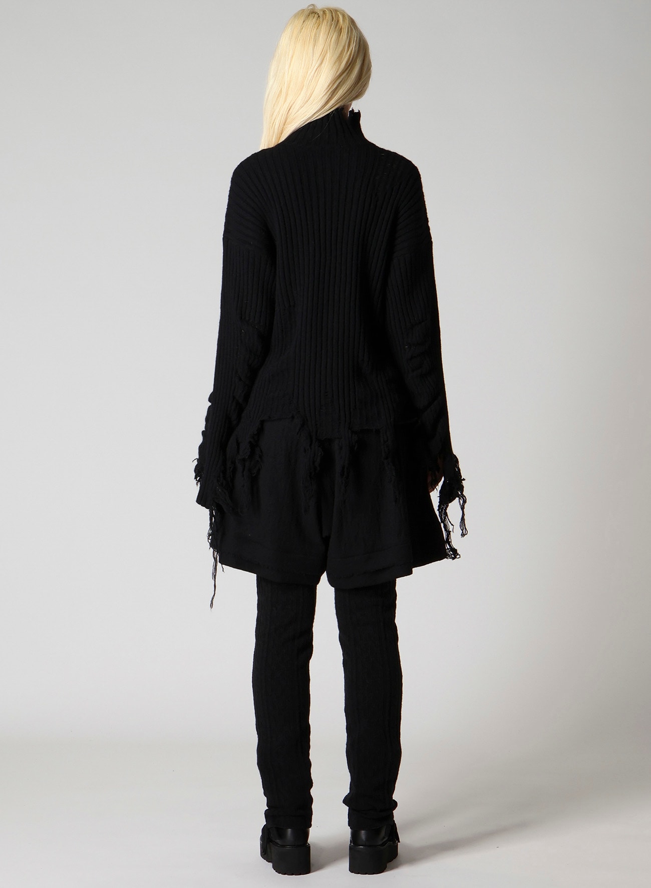 CRUSHED RIB PULLOVER