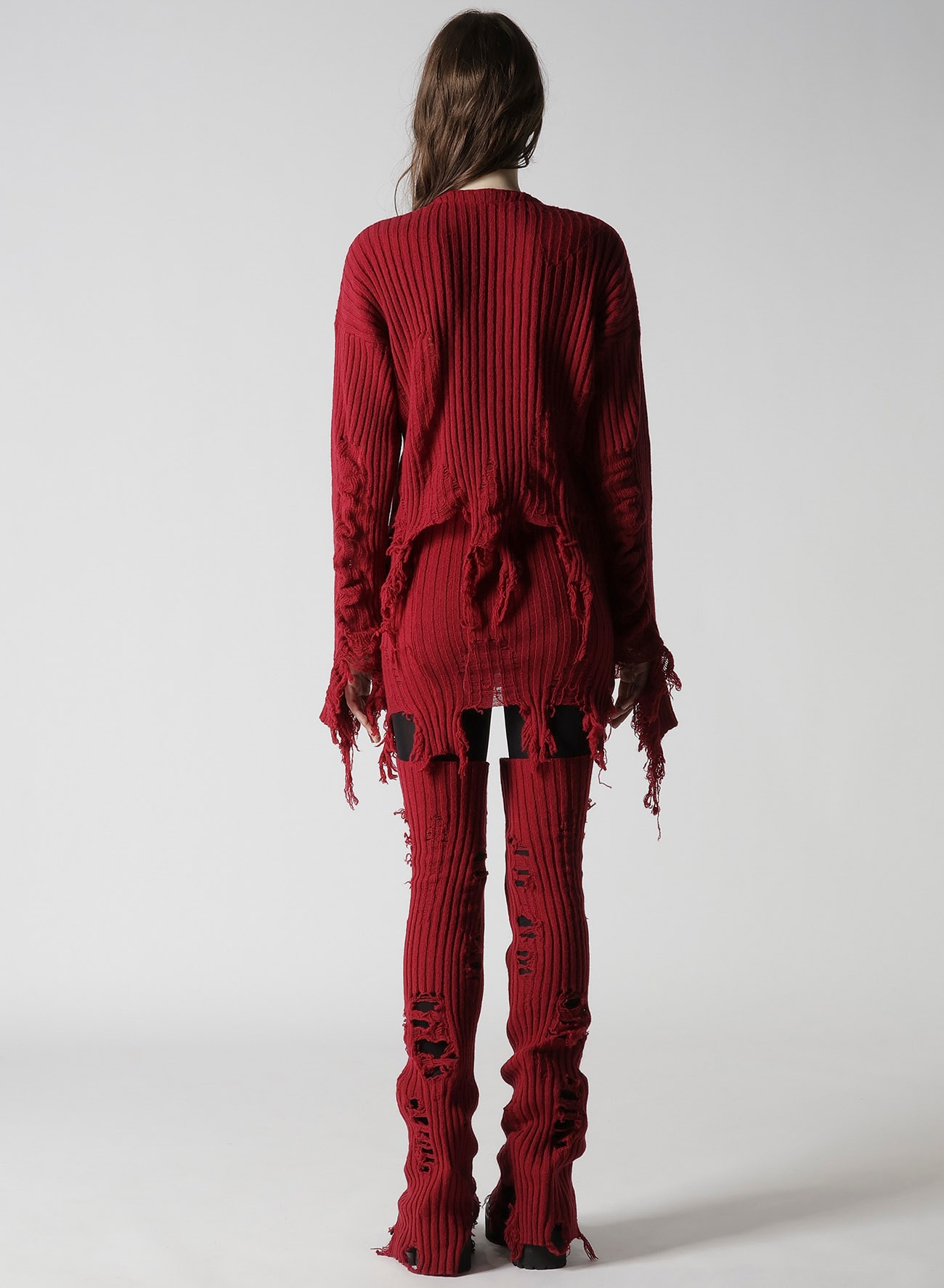 CRUSHED RIB CARDIGAN