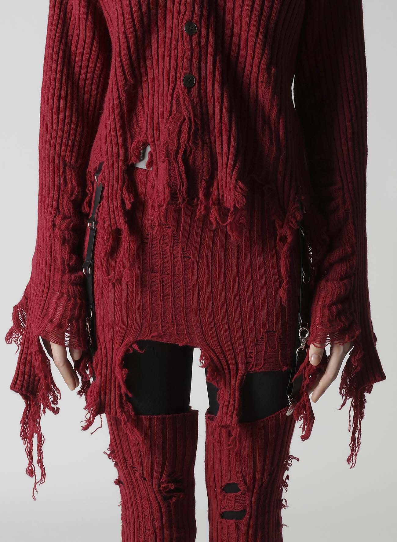 CRUSHED RIB CARDIGAN