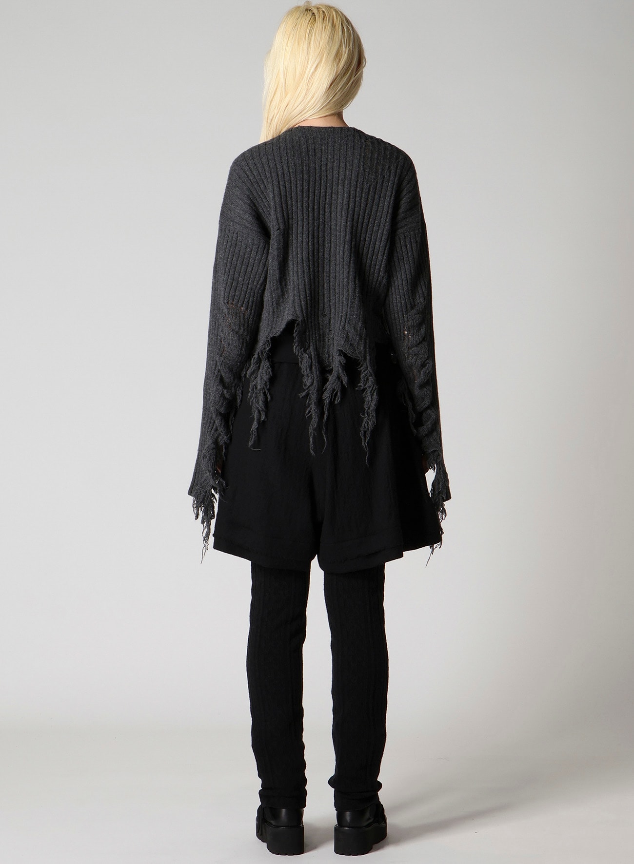 CRUSHED RIB CARDIGAN