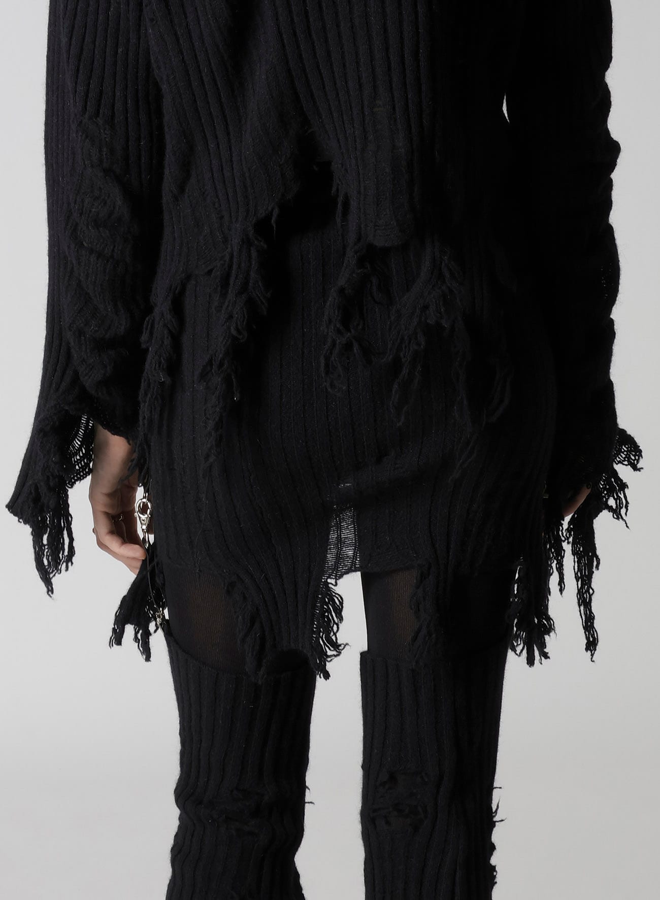 CRUSHED RIB CARDIGAN