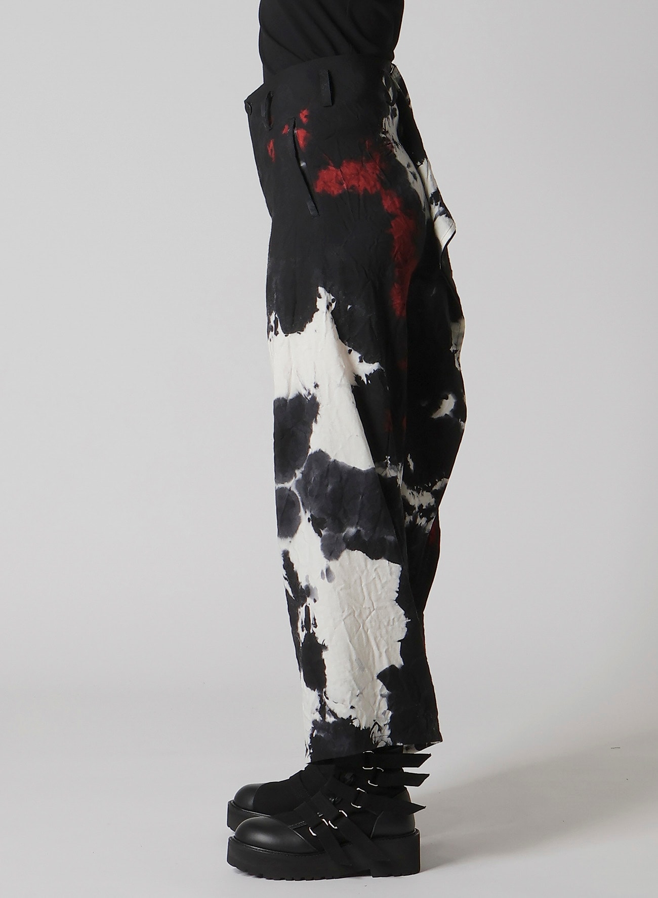 CHUSEN DYED VIYELLA FRILLED PANTS