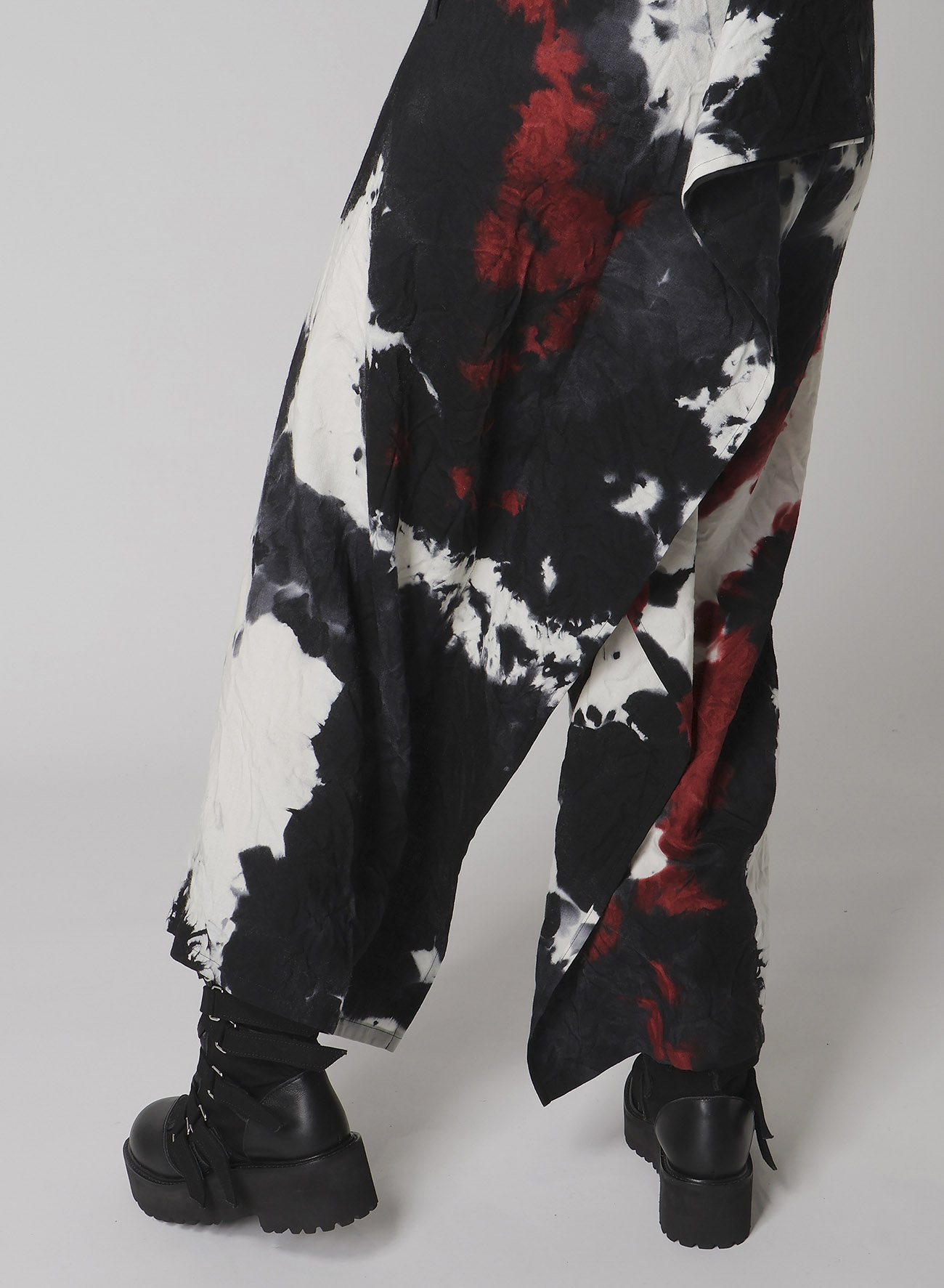 CHUSEN DYED VIYELLA FRILLED PANTS